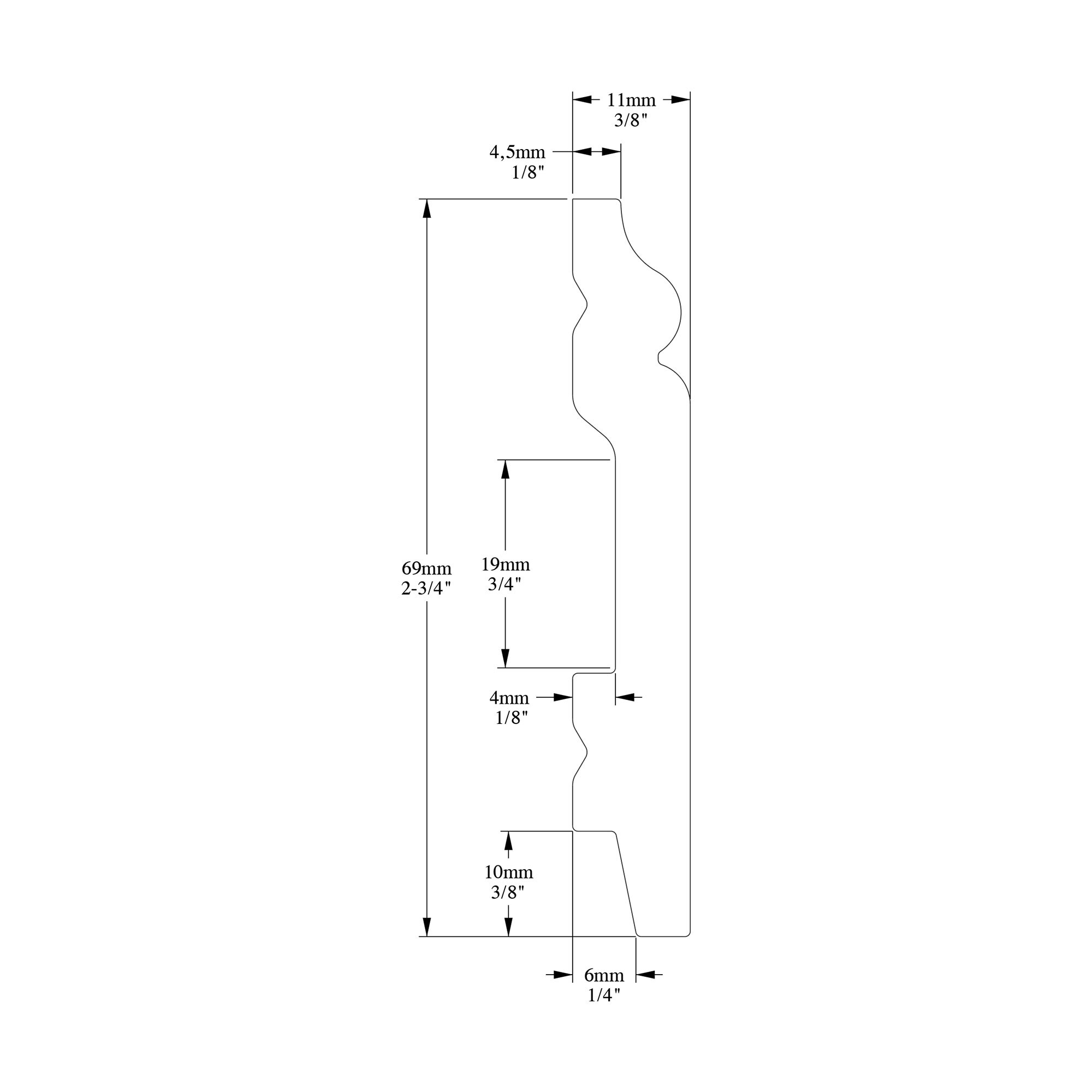 Orac Decor SX165-6PACK Baseboard-Moulding - View #2