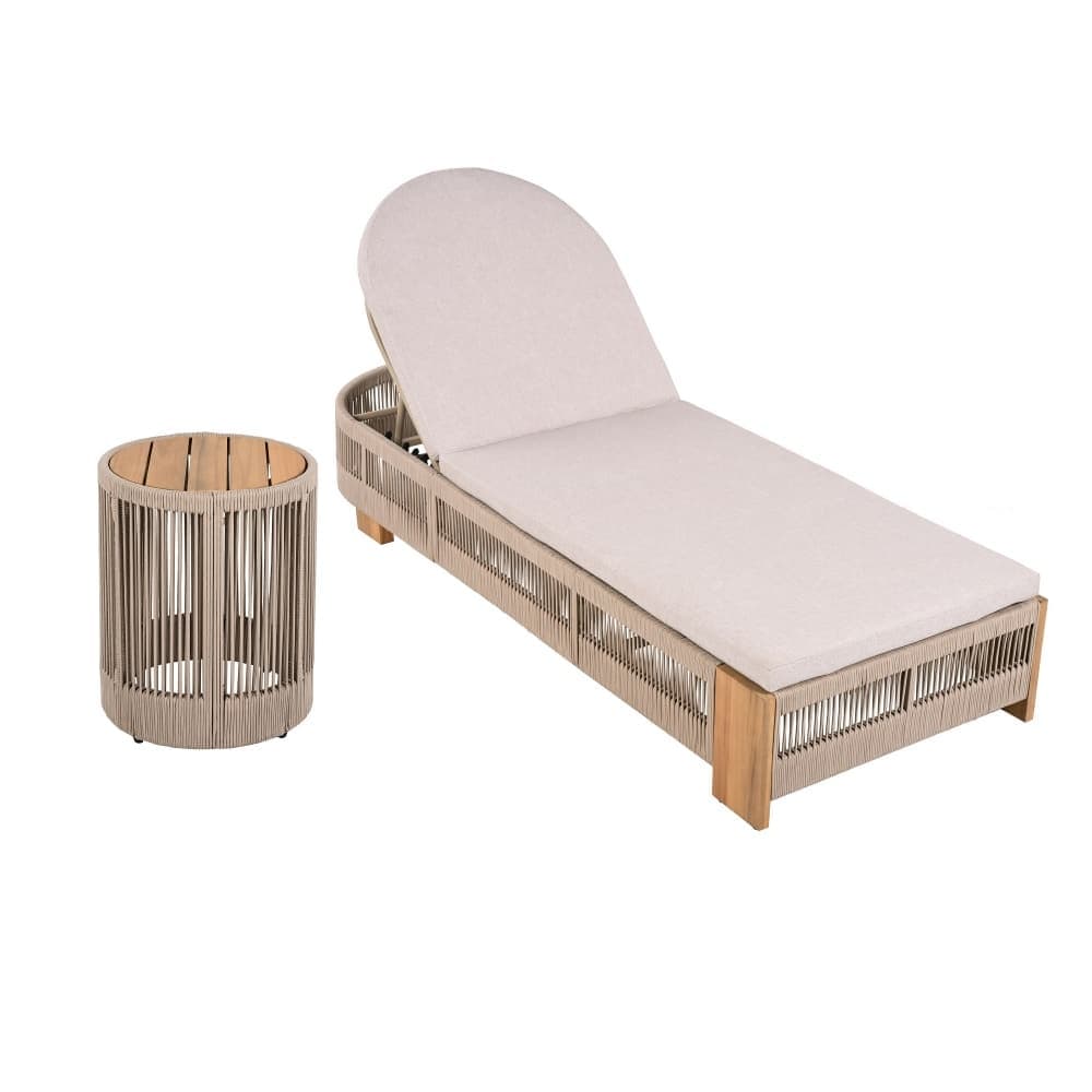 Coolbibila LYEL-PATIO-TEAK Patio-Conversation-Sets - View #5