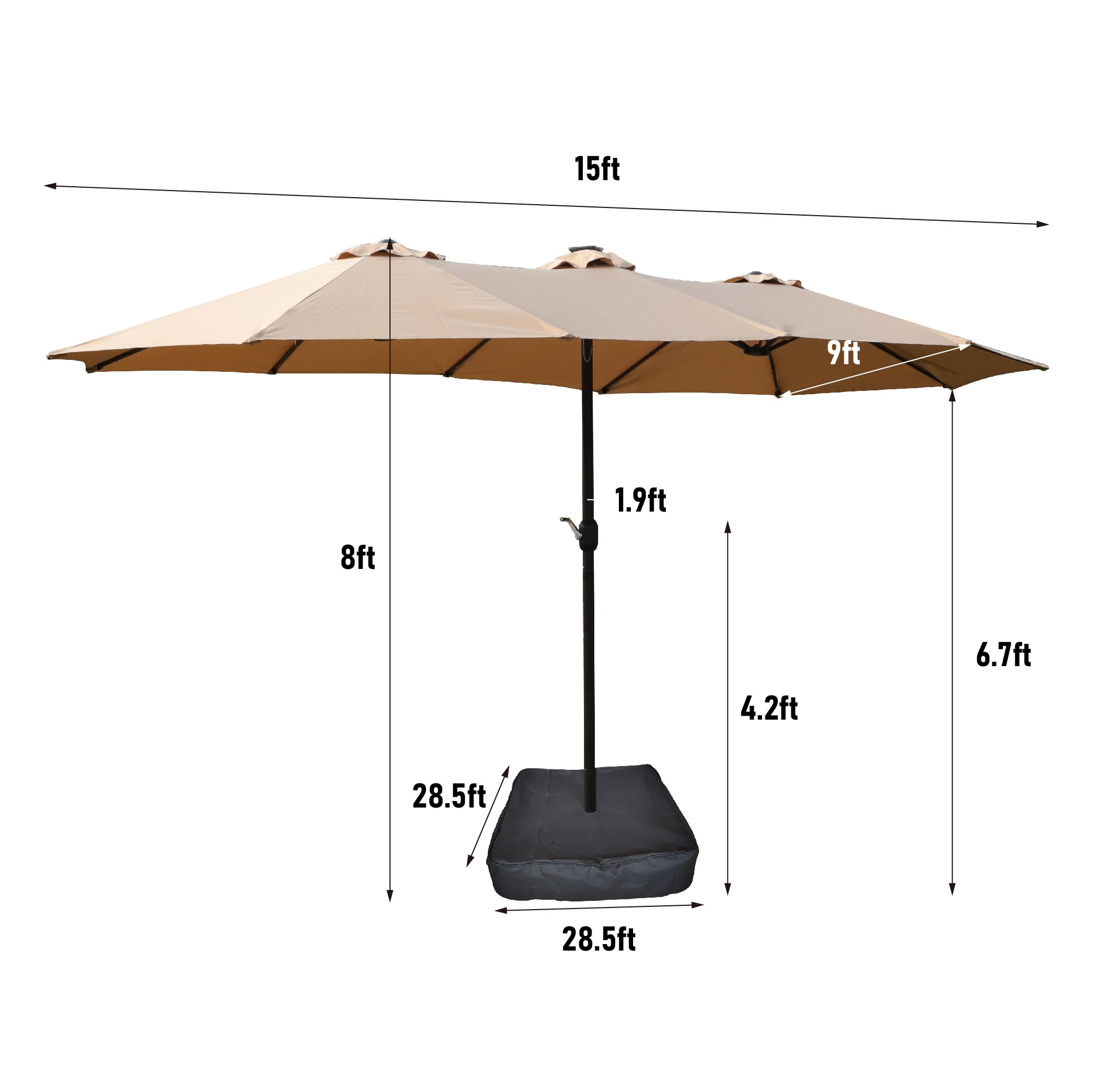 Kahomvis BU-QP109-383 Umbrellas-2 - View #2