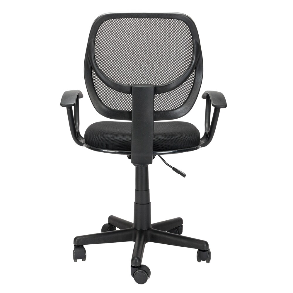 Winado 951236189536 Office Chair Black Traditional Ergonomic Adjustable Height Swivel Mesh Task Chair