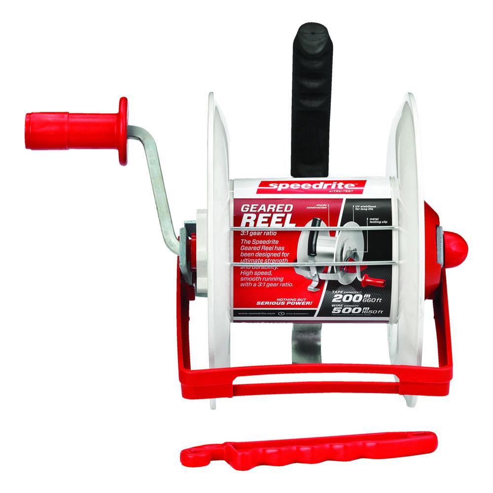 Speedrite Electric Fence Line Tightener for Above-Ground Fences - Holds  1,650ft of Poliwire or 660ft of 1/2-in Polytape - Galvanized Steel Frame in  the Electric Fence Tools department at