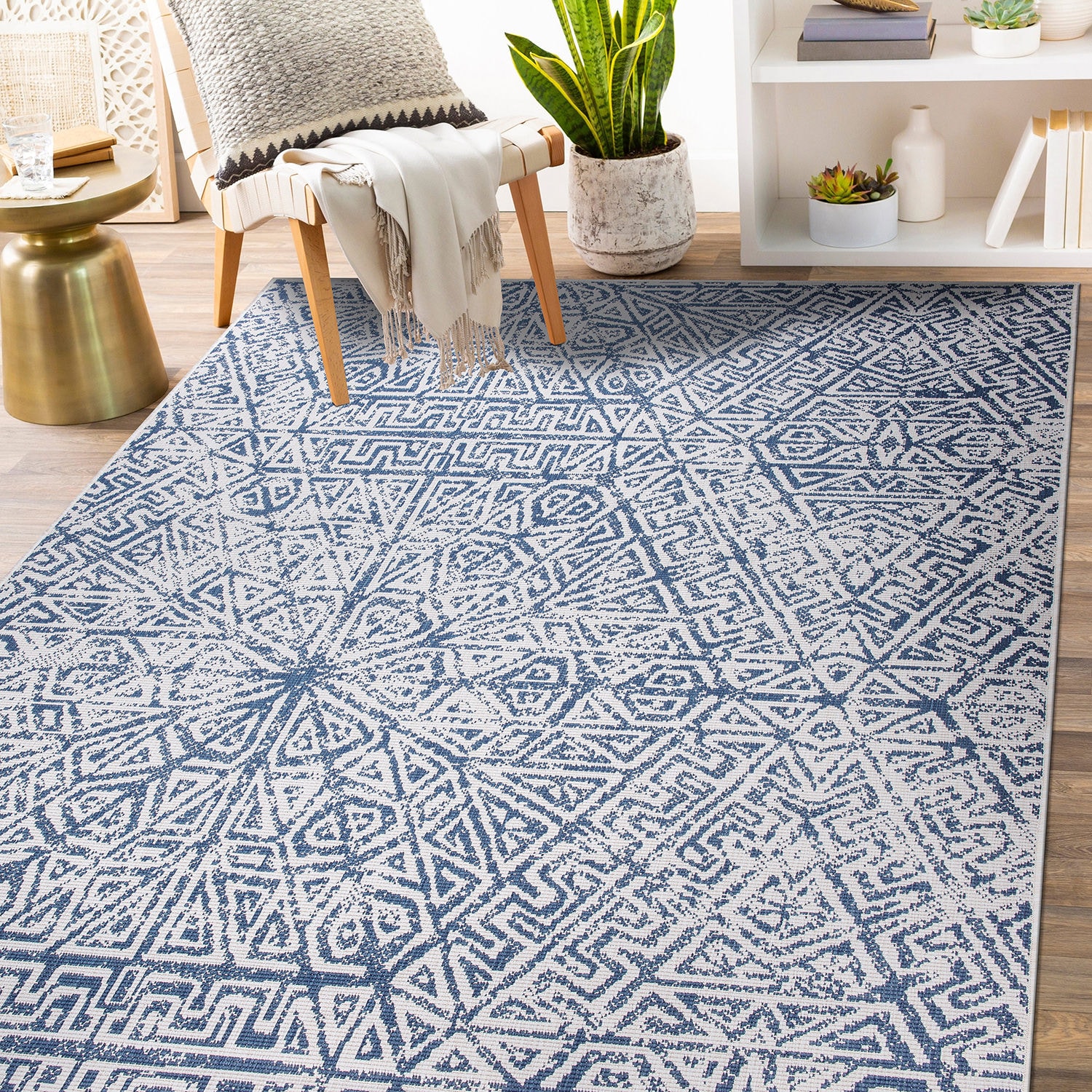 World Rug Gallery 4028BLUE8X10 rugs - View #10