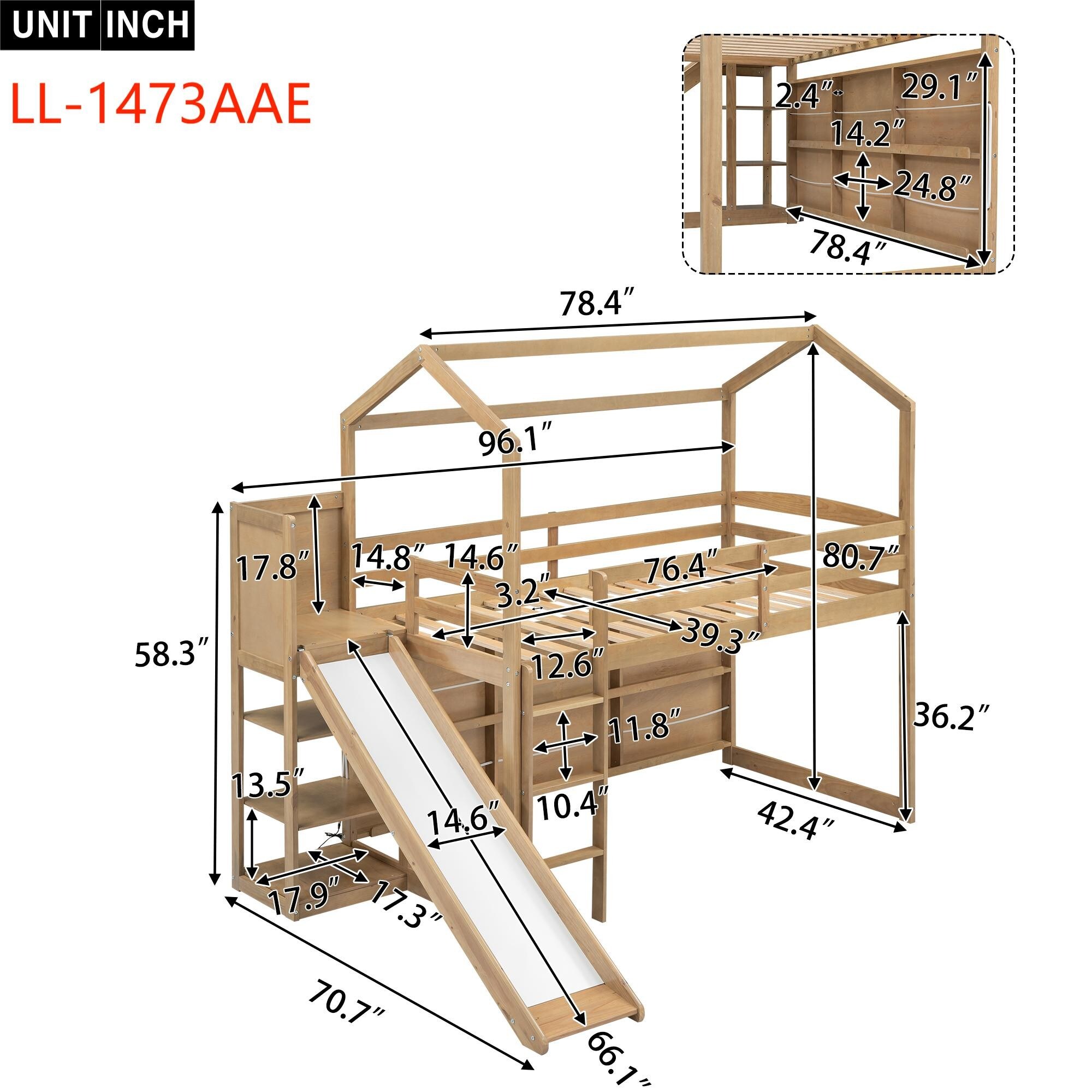 Yiekholo LL-1473AAE Bunk-Beds - View #8