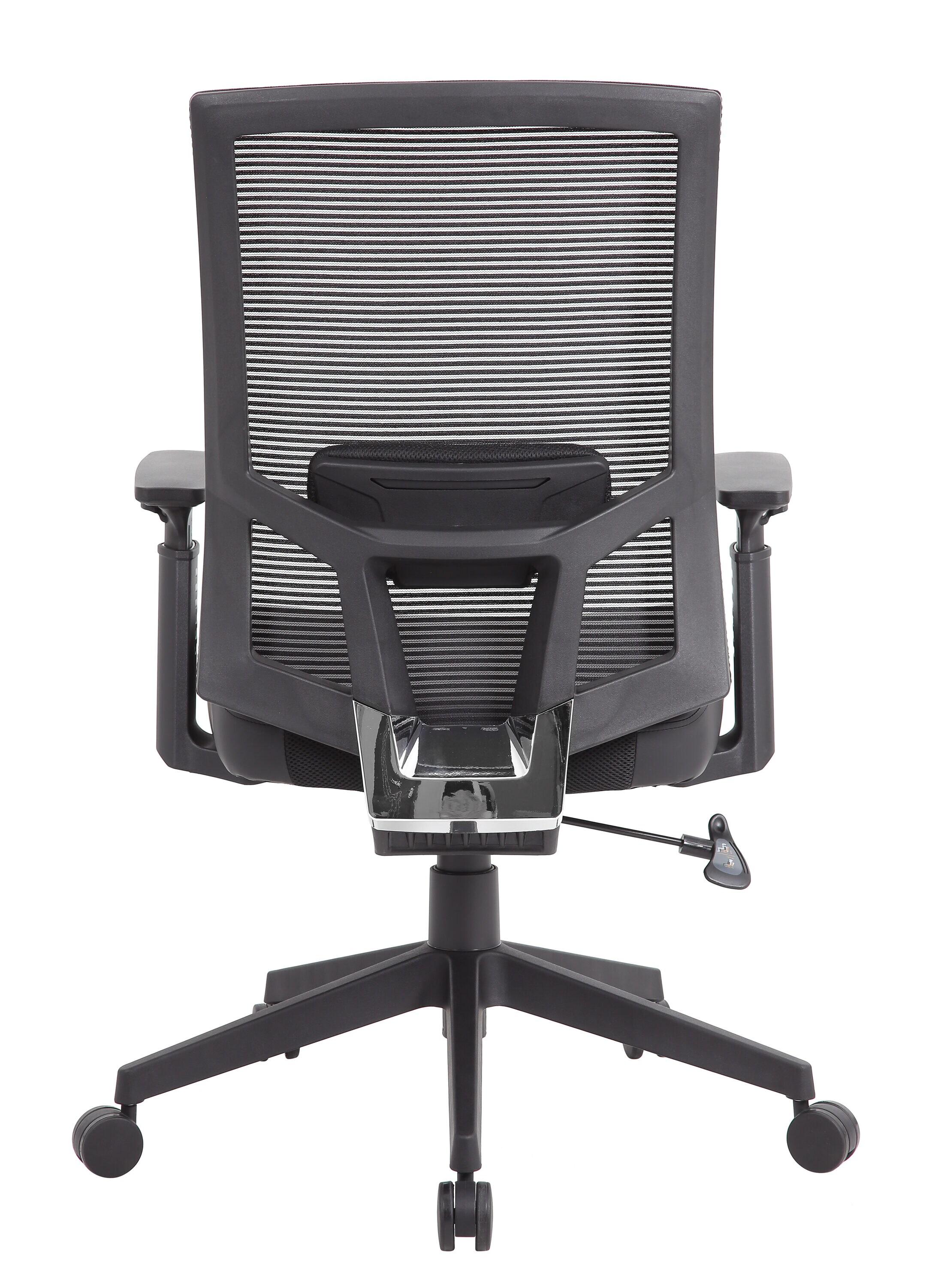 Black High Back Mesh and Vinyl Adjustable Task Chair