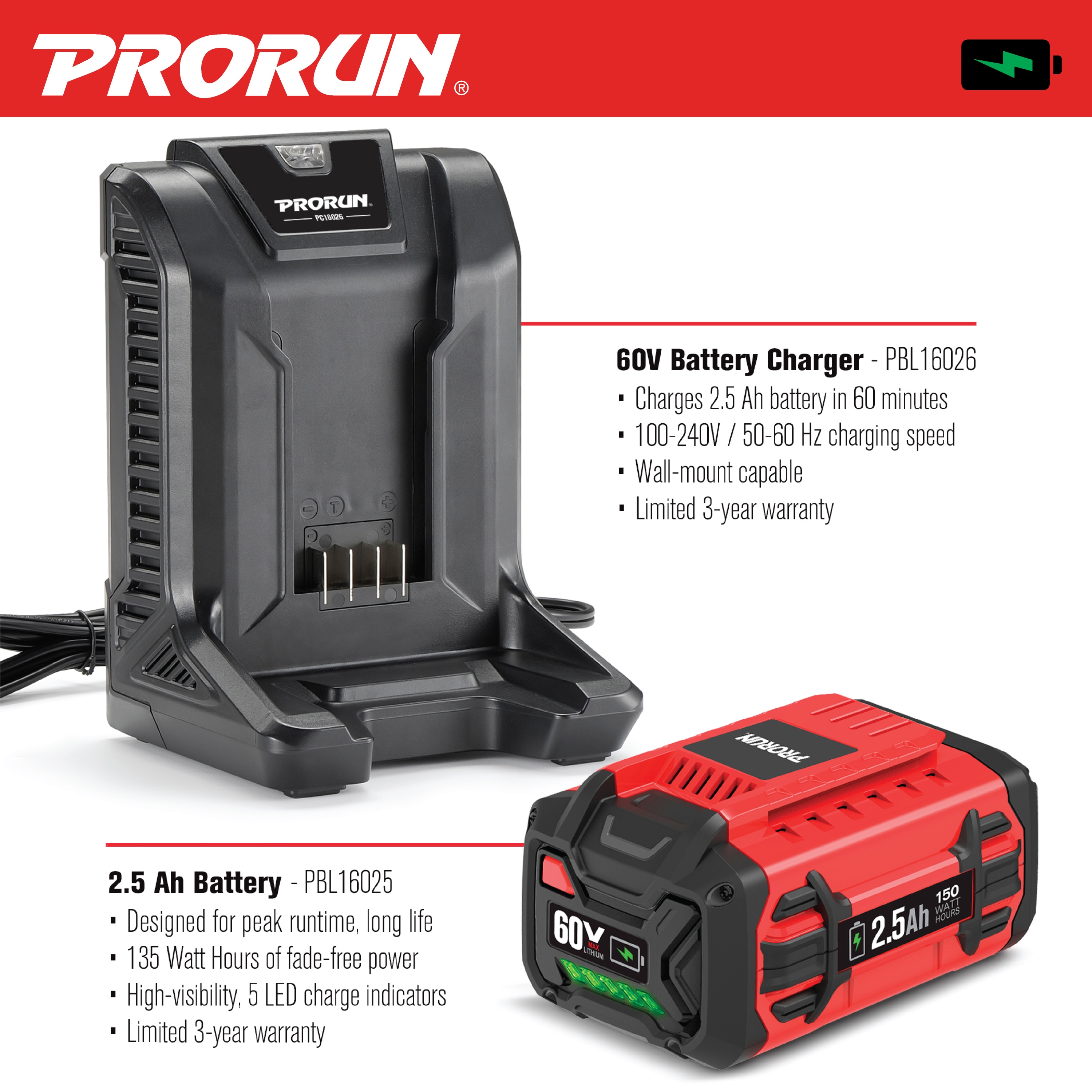 PRORUN PMC160S Cordless-String-Trimmers - View #5