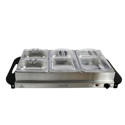Disposable Chafing Dish Buffet Set, Food Warmers for Parties, 30 Pcs Buffet  Servers and Warmers, Catering Supplies, Pans (9x13), Warming Trays for Food,  With Covers, Utensils, Lids & Sterno Fuel Cans 
