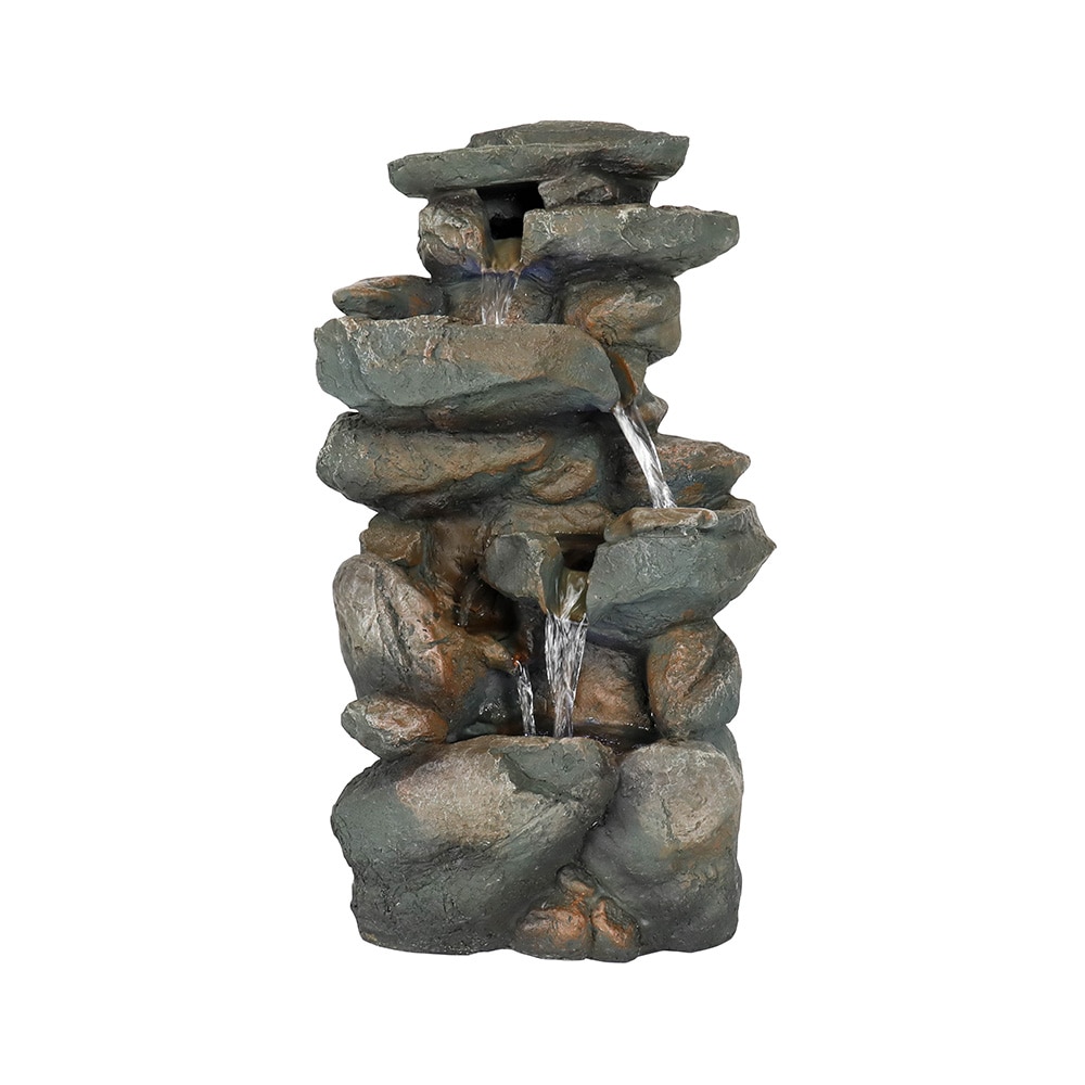 Watnature 16-in Resin Tabletop Indoor Fountain in the Indoor Fountains ...