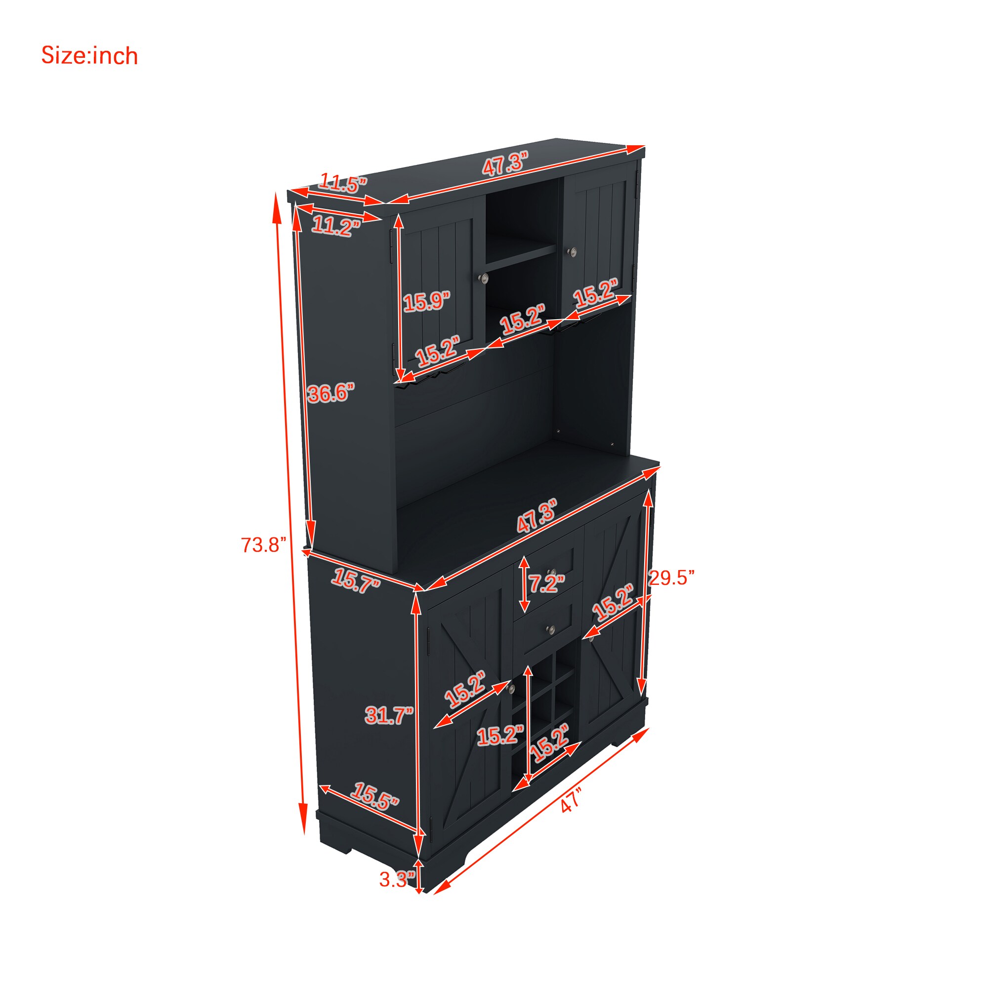 Dexmalle W1580S00073 Dining-Kitchen-Storarge - View #3