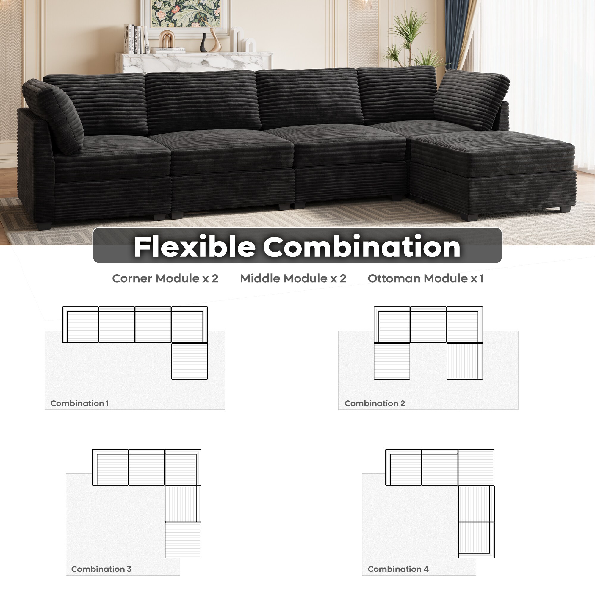 Ovios OYOYO430-A Sofas-Loveseats - View #2