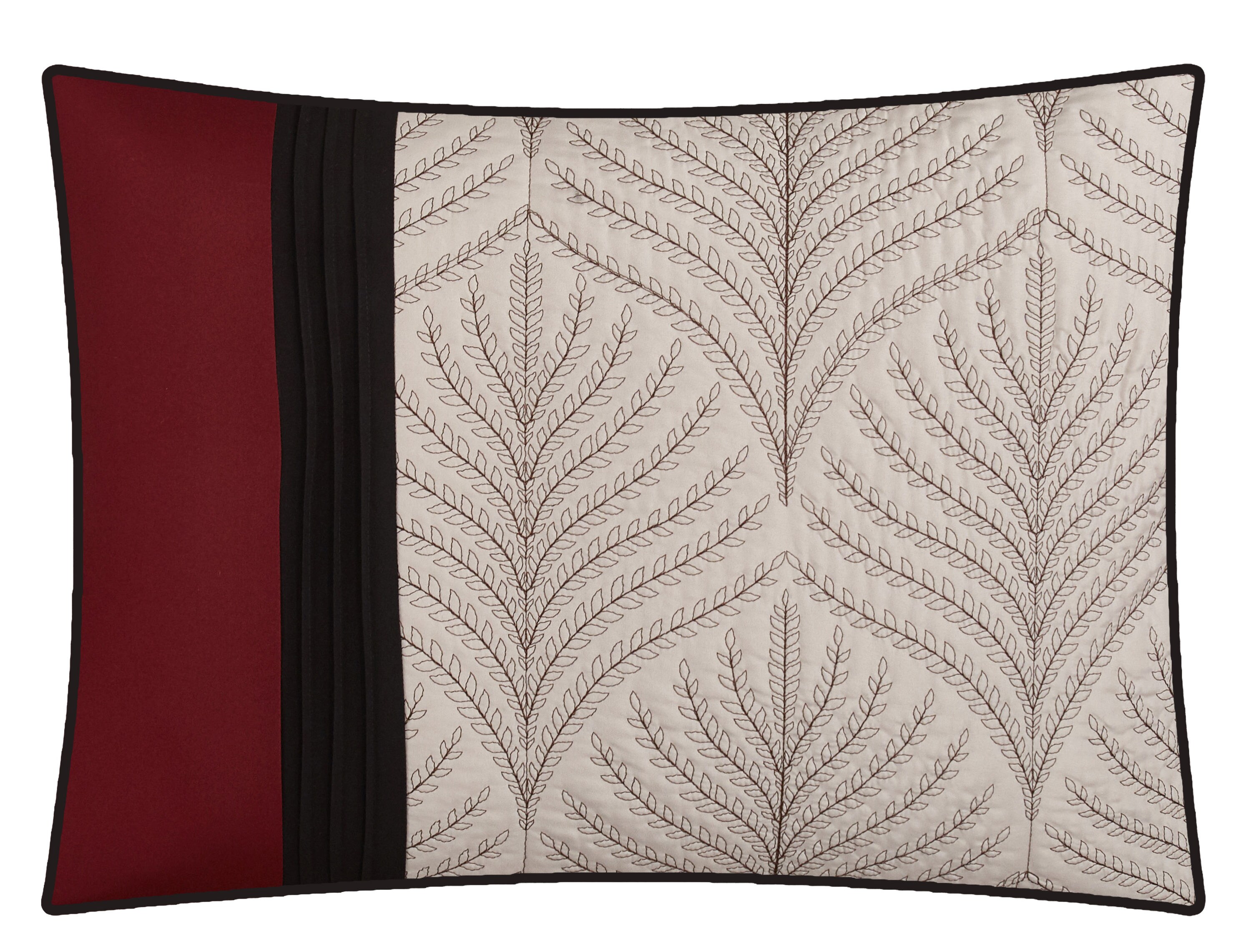 Nanshing LEAVES6-K-RED bedding - View #2