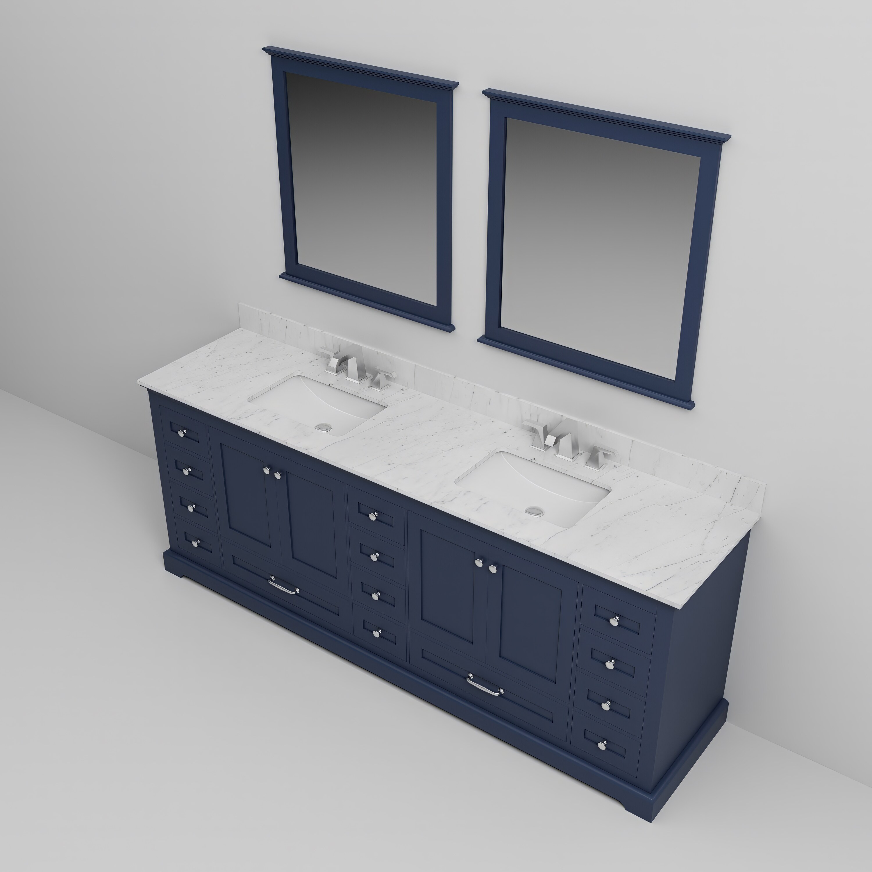 Lexora LD342284DEDSM34F Bath-Vanity-Combo - View #12