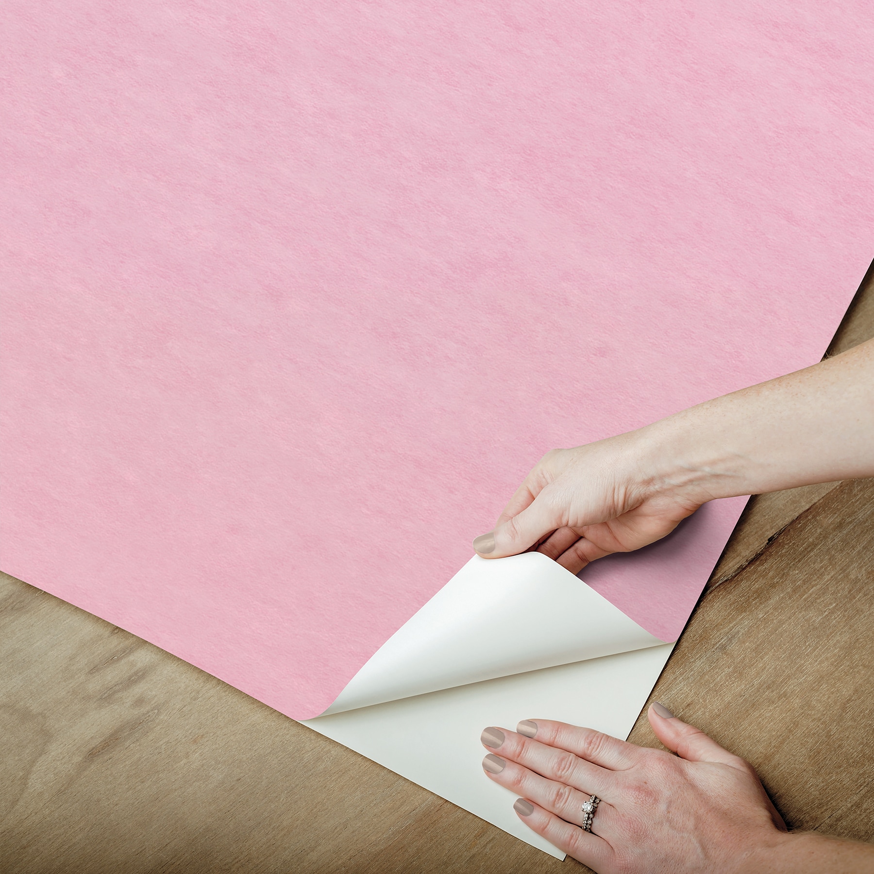 Pink Aura Ombre Peel and Stick Wall Mural