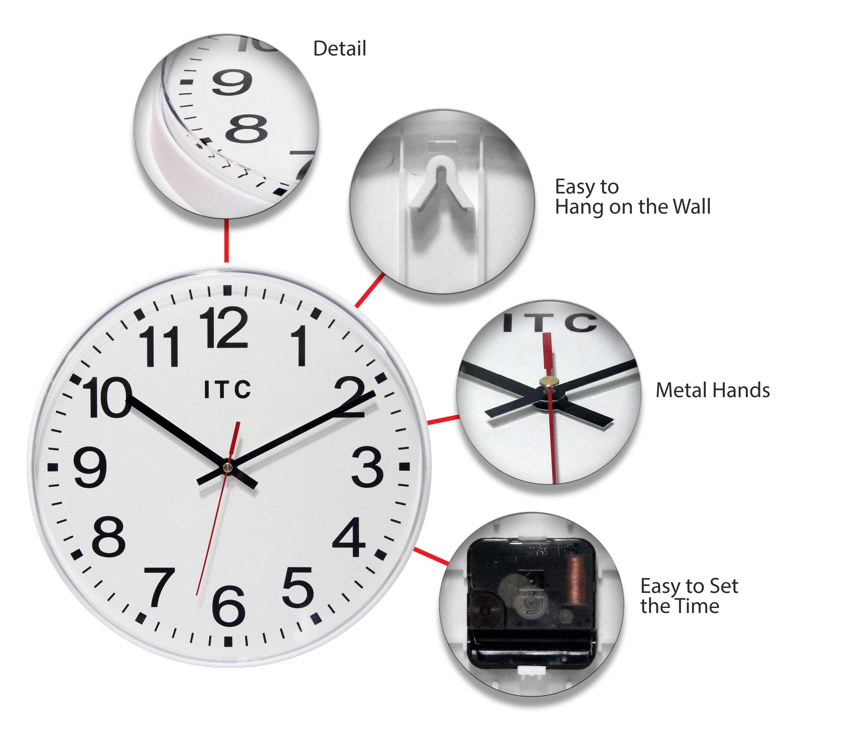 Infinity Instruments 90/1202 Indoor-Outdoor-Clocks - View #4