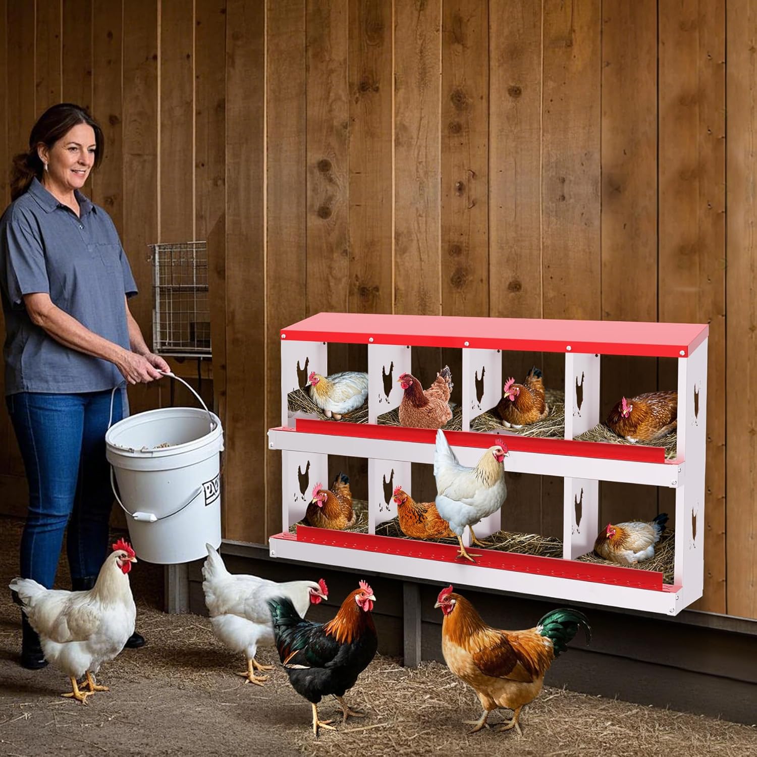Qeetex WLS-PHO-348SS85U Chicken-Coops-Rabbit-Hutches - View #4