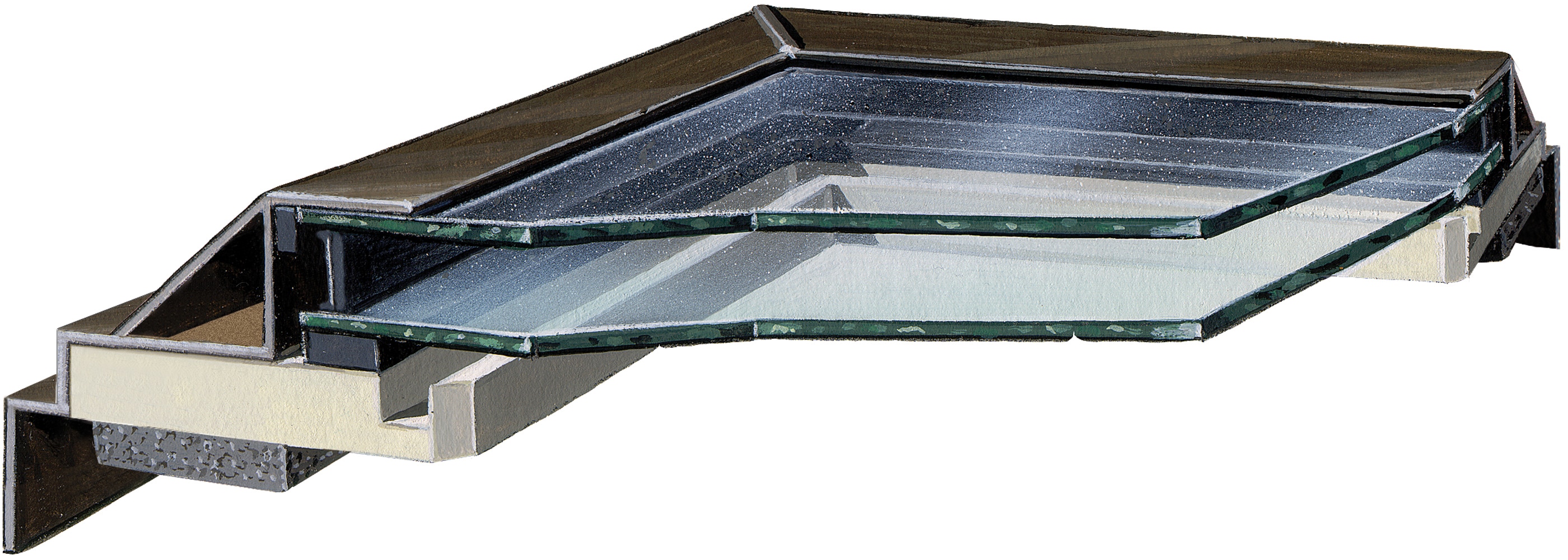 Sun-Tek 14-1/2-in X 46-1/2-in Fixed Curb Mount Aluminum Skylight With ...