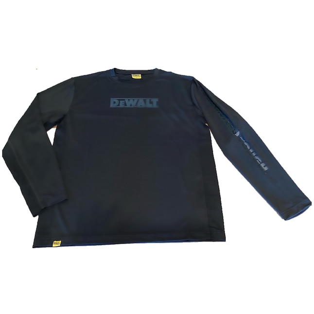 DEWALT Unisex Knit Long sleeve Solid T-shirt Work Shirt (Extra Large ...