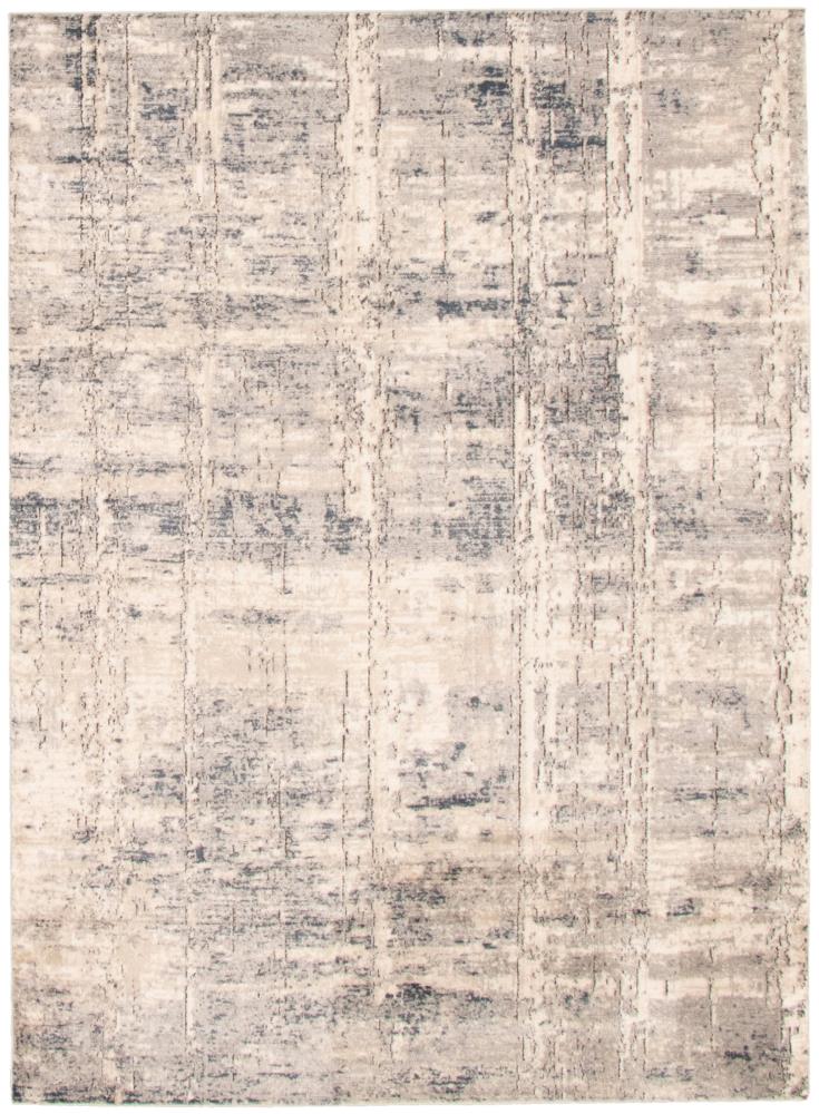 ECARPETGALLERY 324539 Oregon Abstract 4 x 6 (ft) Loomed Polypropylene Ivory Rectangular Indoor Distressed/Overdyed Bohemian/Eclectic Area rug