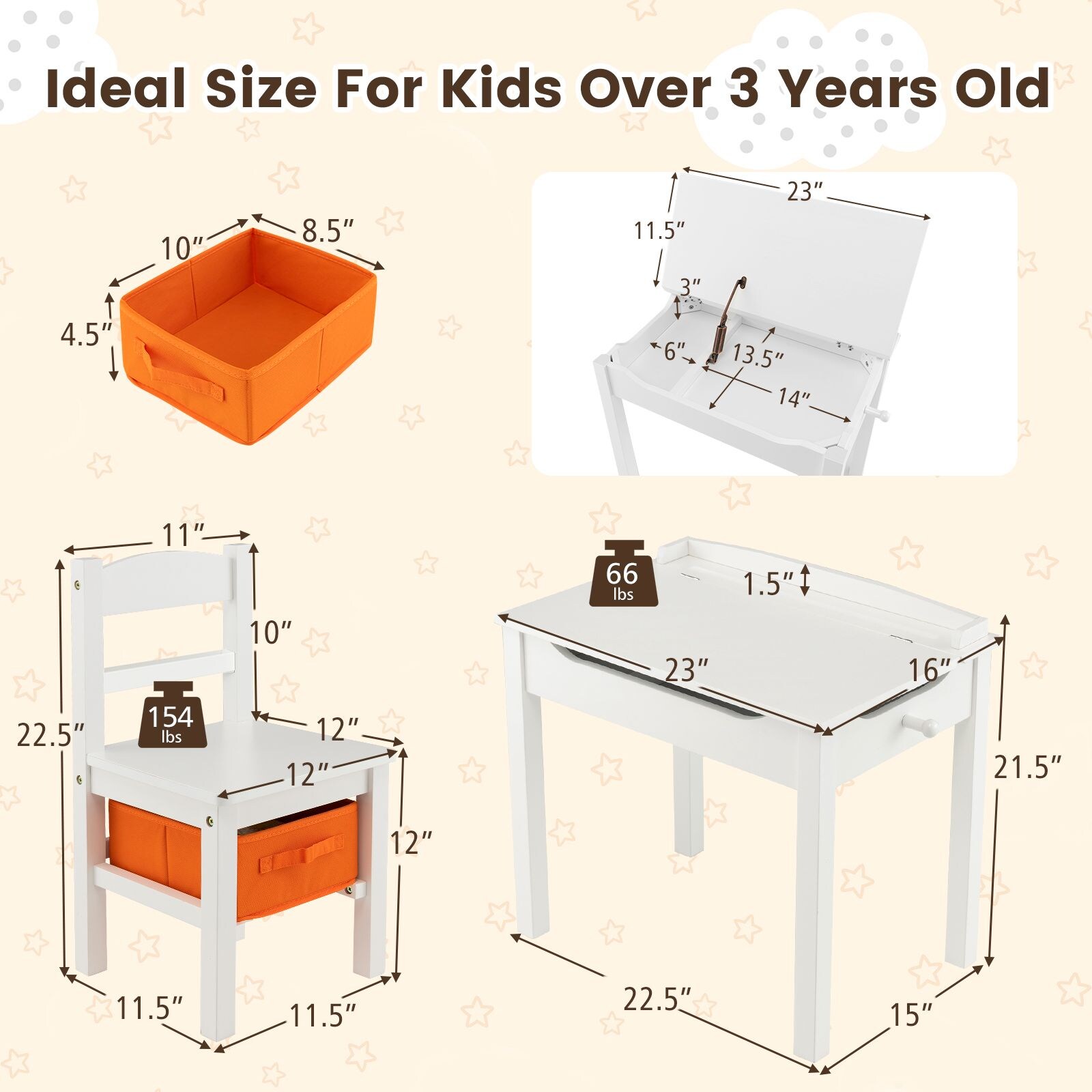 Slickblue D-CO-HW77001YH Kids-Play-Tables - View #6