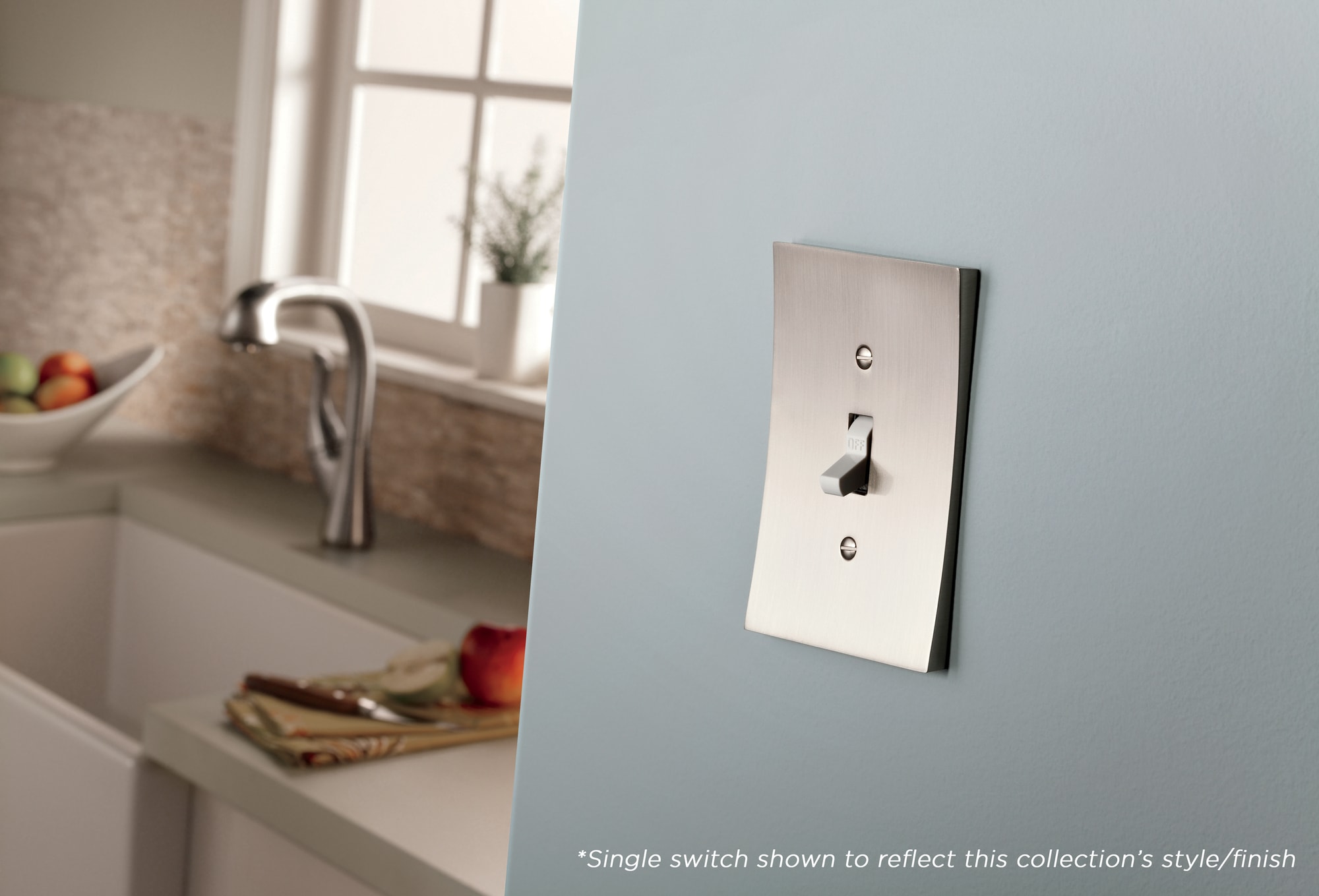 Brainerd 1-Gang Standard Duplex Wall Plate, Brushed Nickel Plated in ...