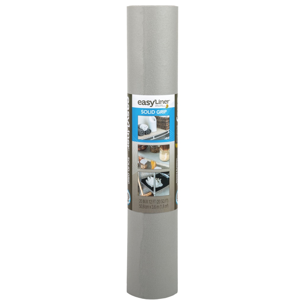 Duck Original Grip EasyLiner 20-in x 24-ft Gray Shelf Liner in the Shelf  Liners department at