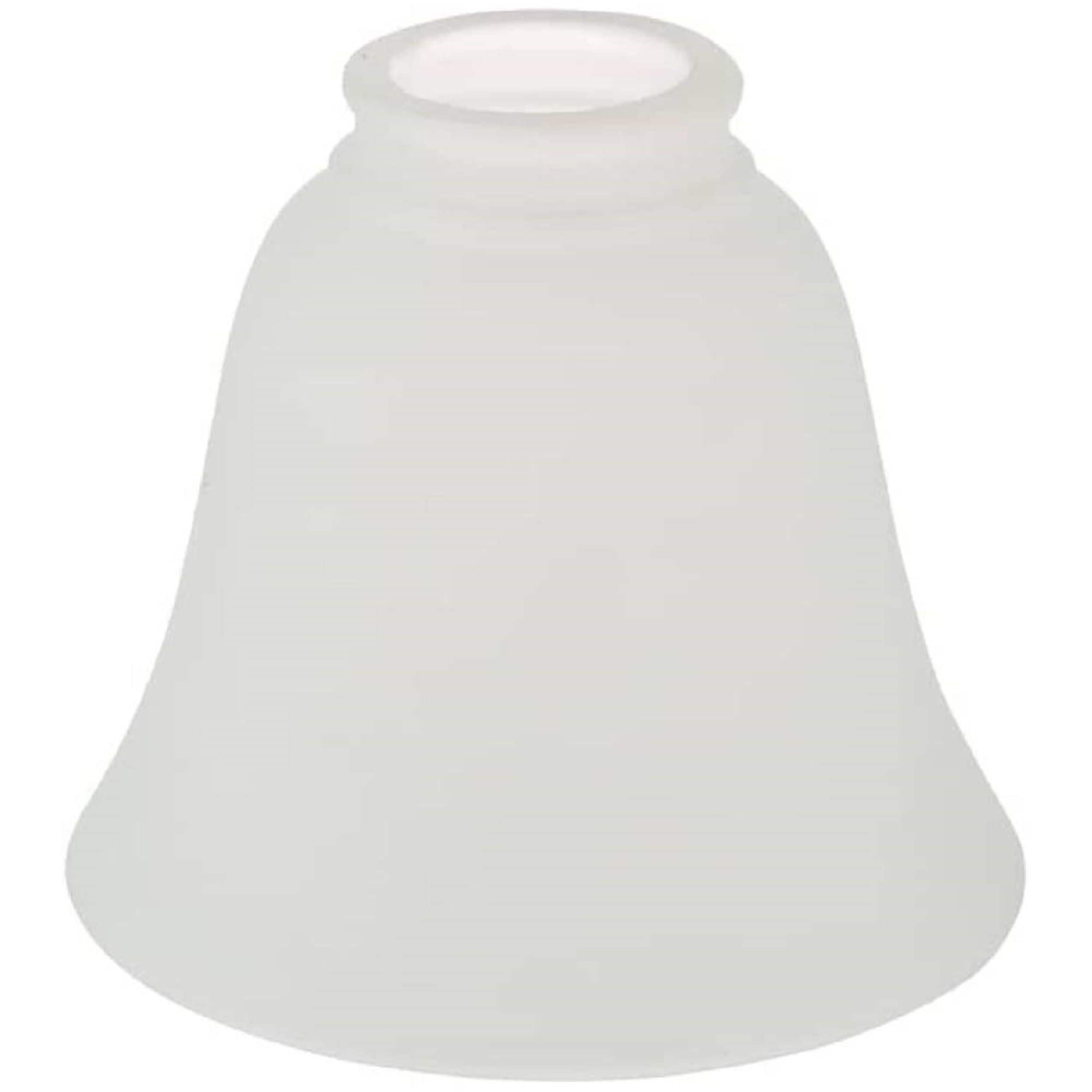Frosted Glass Bell Ceiling Fan Replacement Shades, Set of 4
