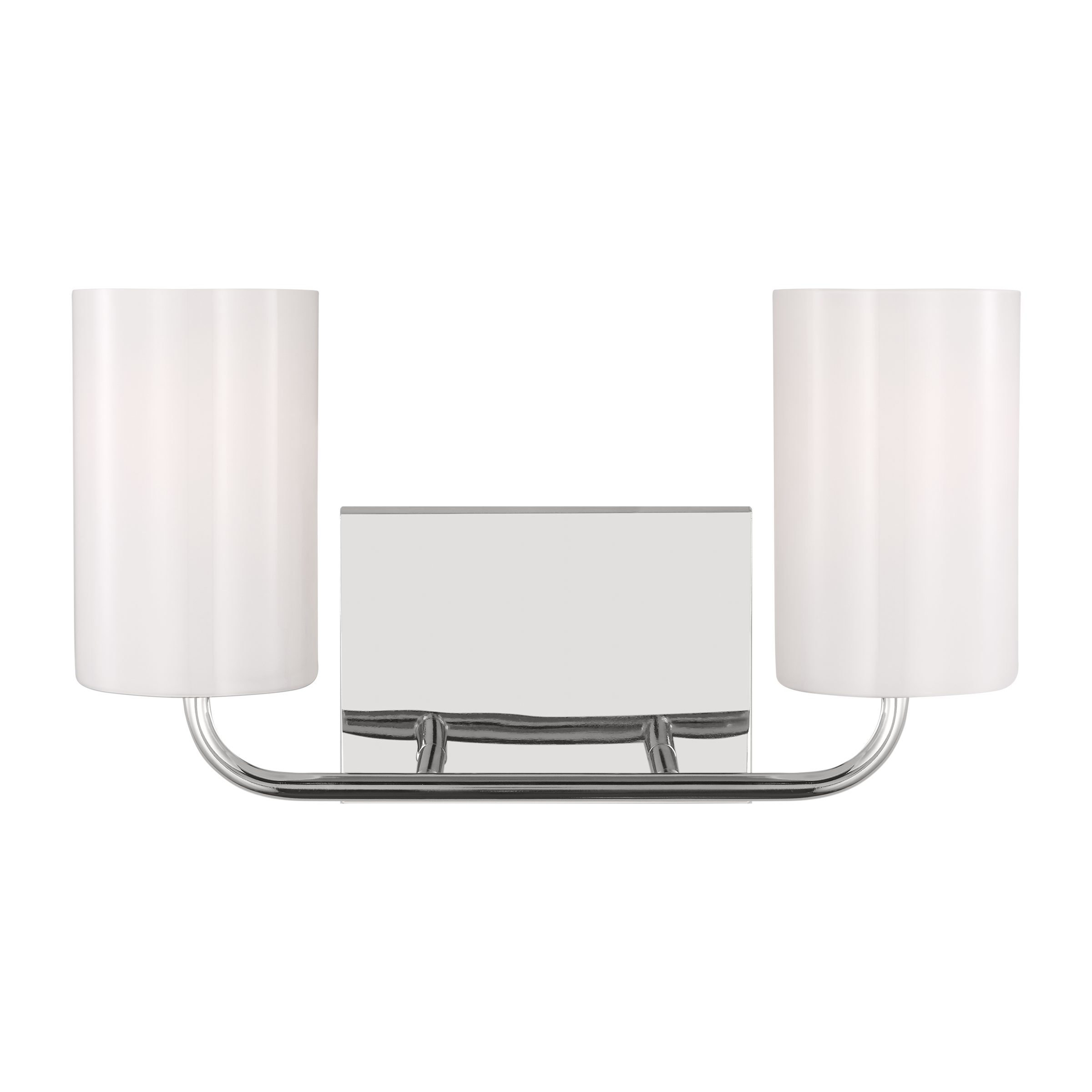 Generation Lighting GLV1002EN3/CH Rhett 15-in 2 -Light Chrome Modern/contemporary Vanity light
