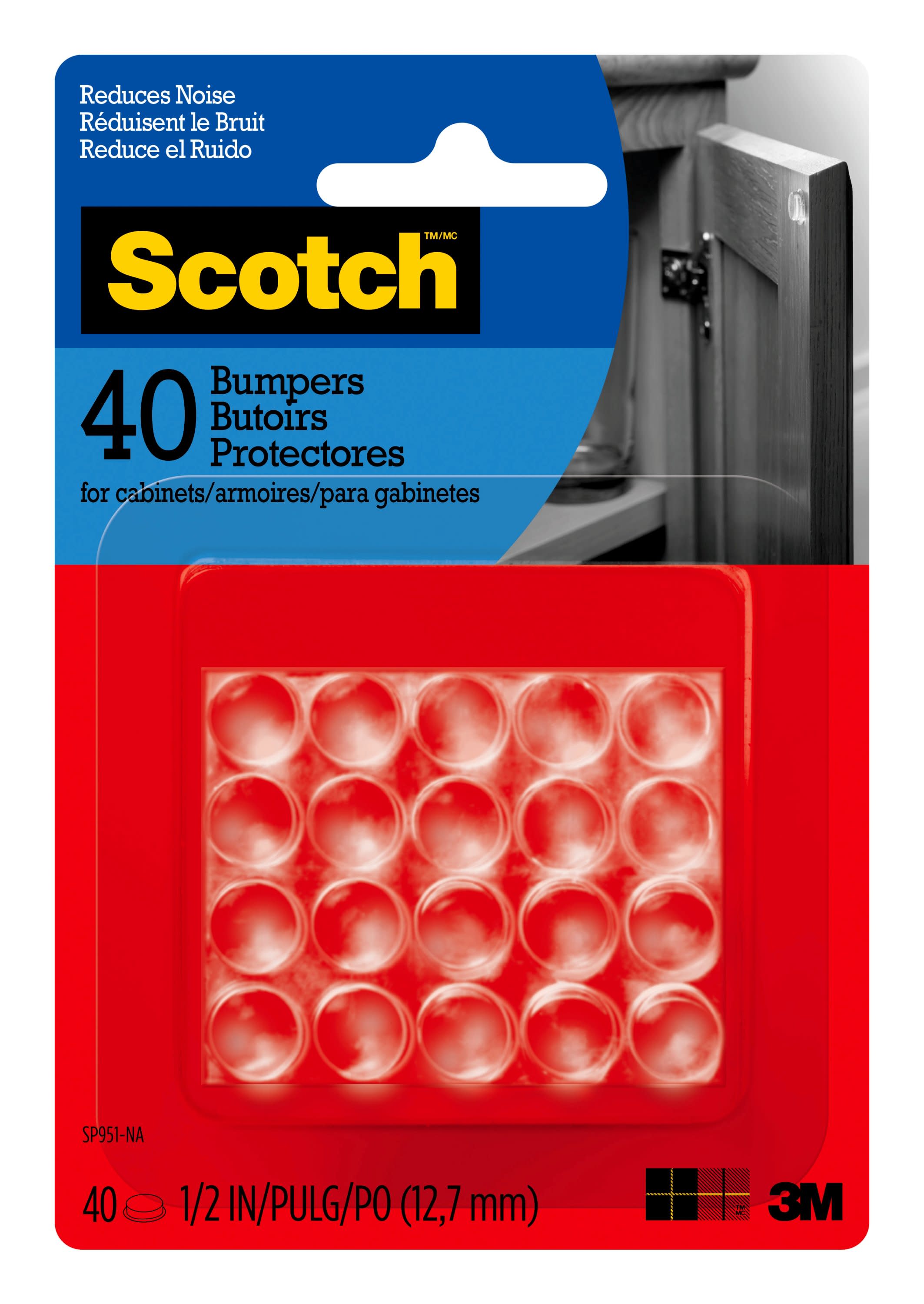 Scotch 40 Pack Round Cabinet Bumpers In The Cabinet Bumpers Department At Lowes Com