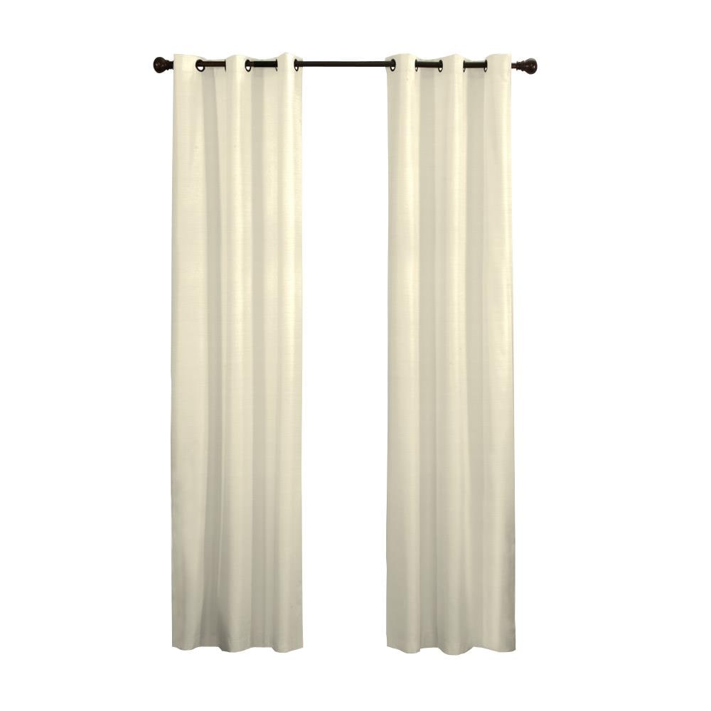 Eclipse 14403040X063IVY 63.0-in Ivory Blackout Grommet Single curtain panel