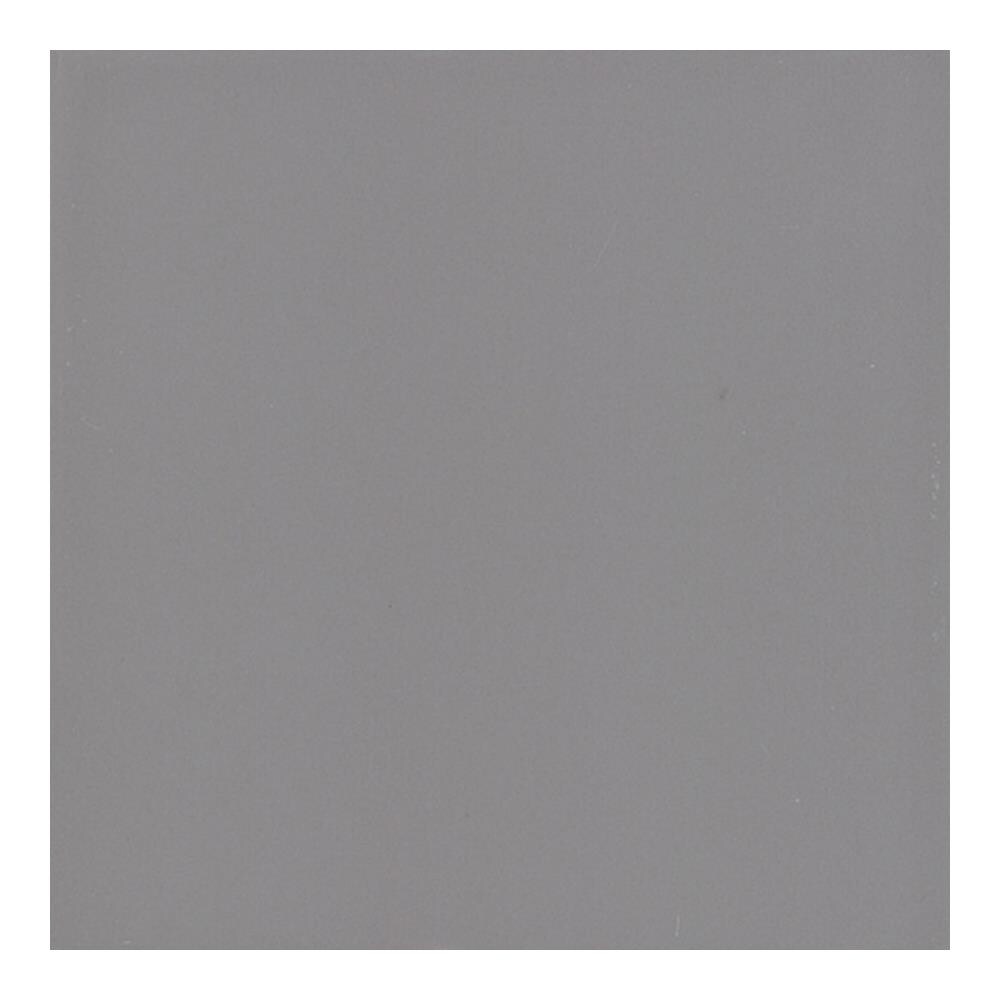 American Olean 0040SCRL4669SP Bright Storm Gray Gloss Ceramic Bullnose Corner Tile (6-in x 6-in)