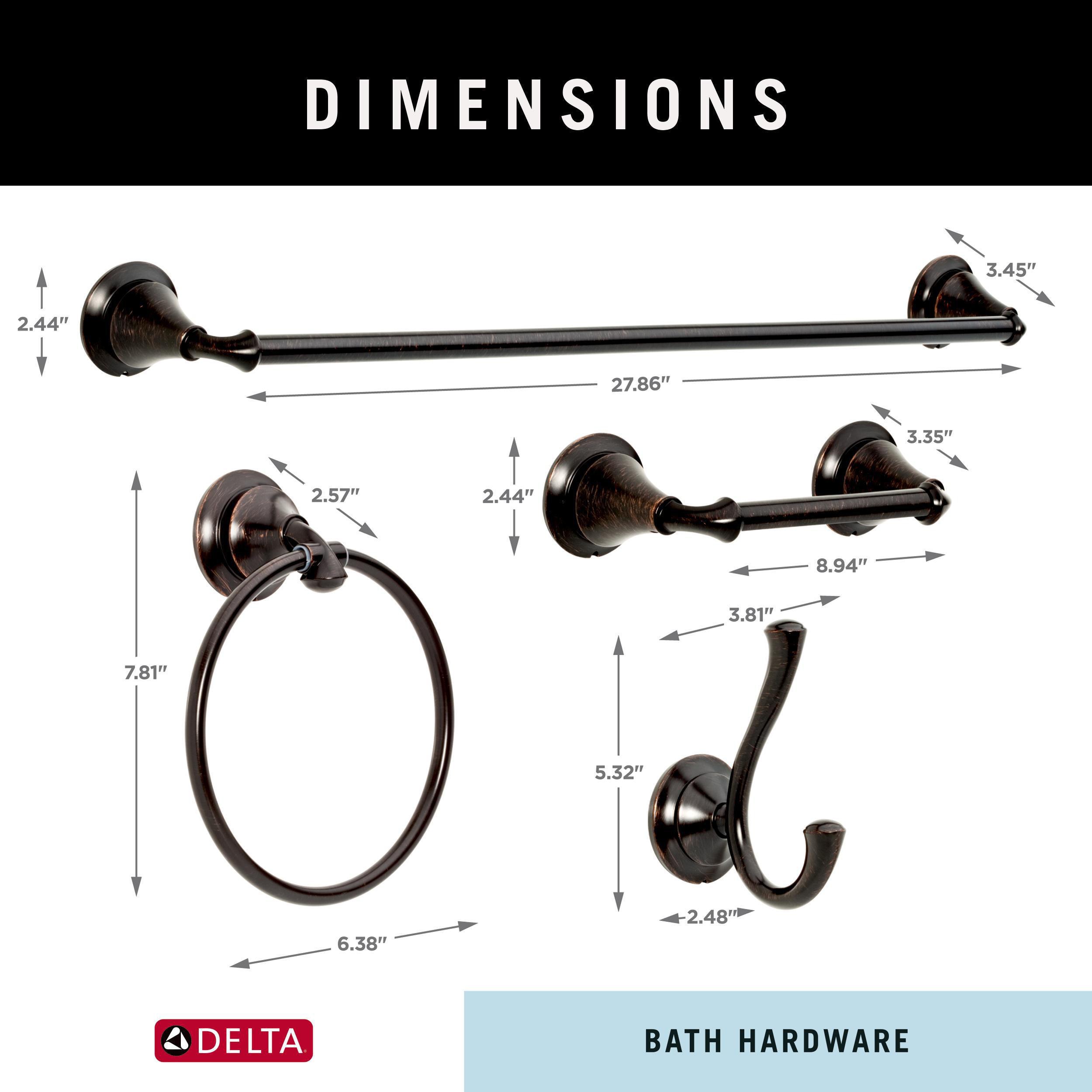 Delta LIN64-VBR-VK Decorative-Bath-Hardware-Kits - View #7