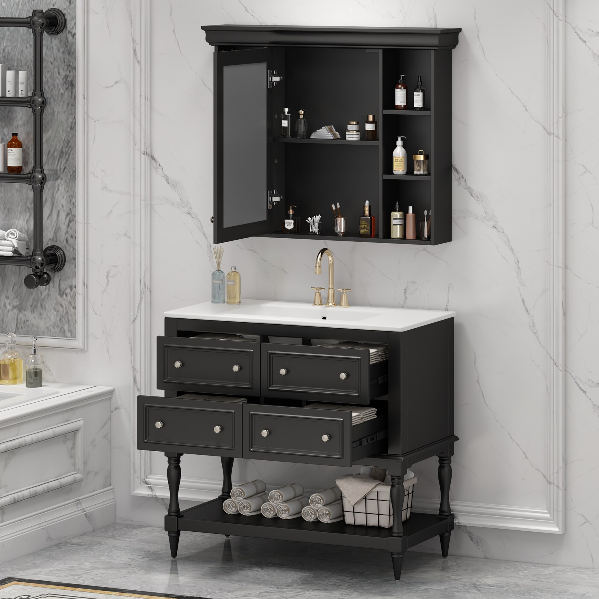 Tatayosi JL-138AAB-1 Bath-Vanity-Combo - View #2