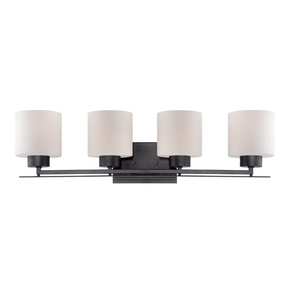  LW-SC532698 29-in 4-Light Aged Bronze Transitional Vanity Light Bar