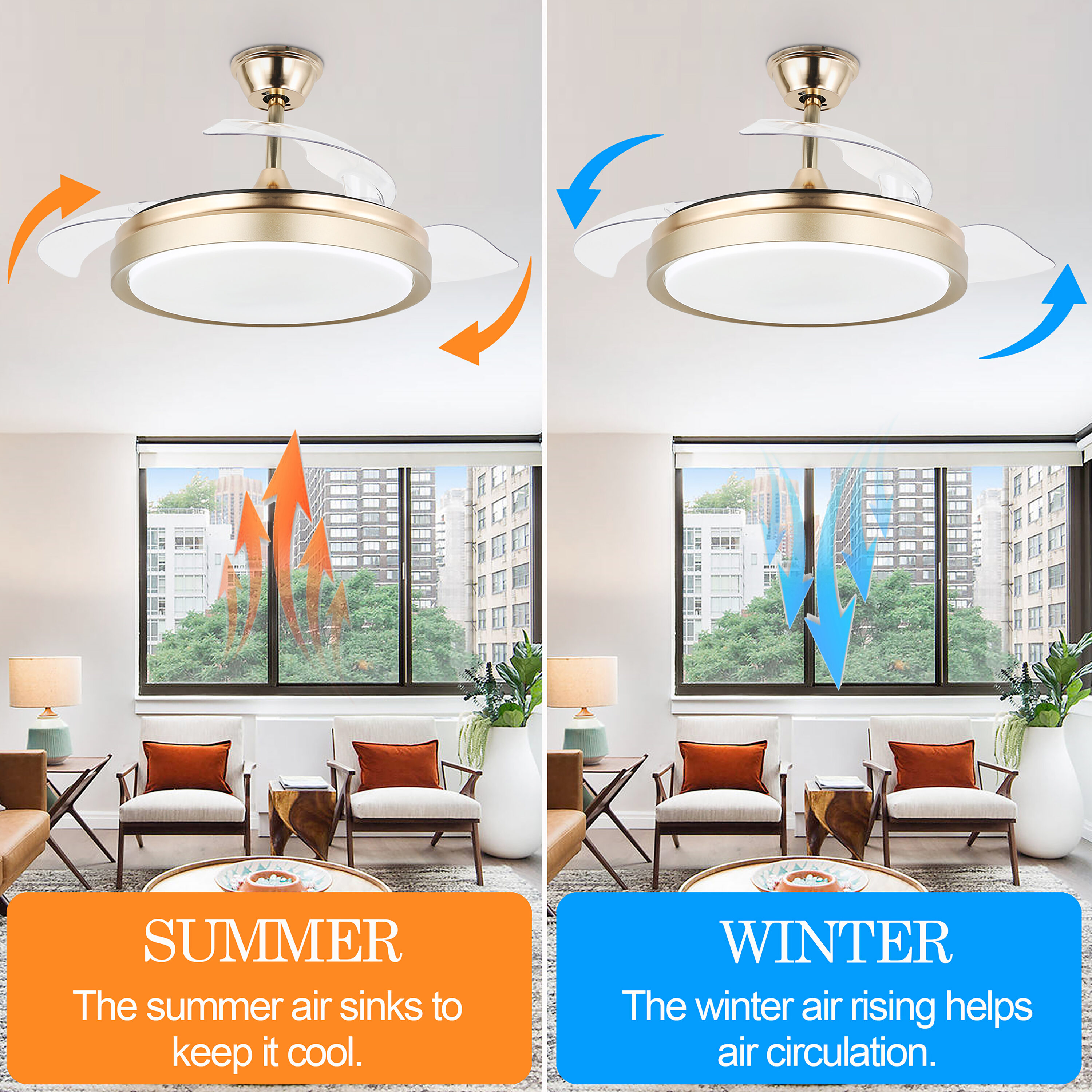 Cusp Barn DC4205-G Ceiling-Fans - View #5