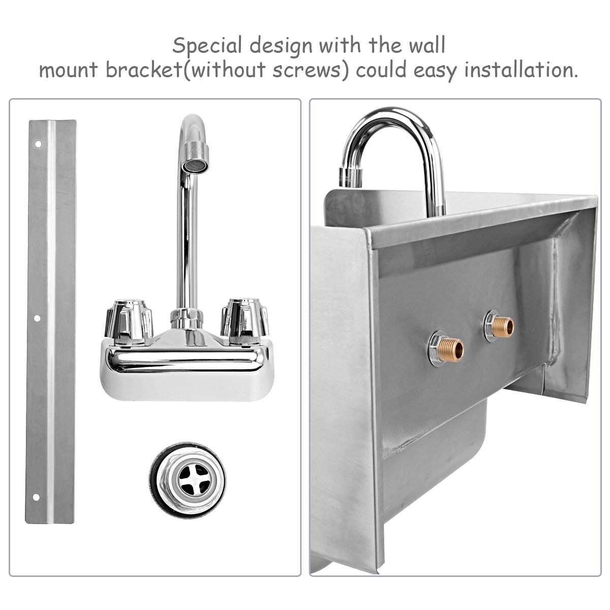 WELLFOR TL-HWY-33854 Laundry-Tubs-Utility-Sinks - View #9