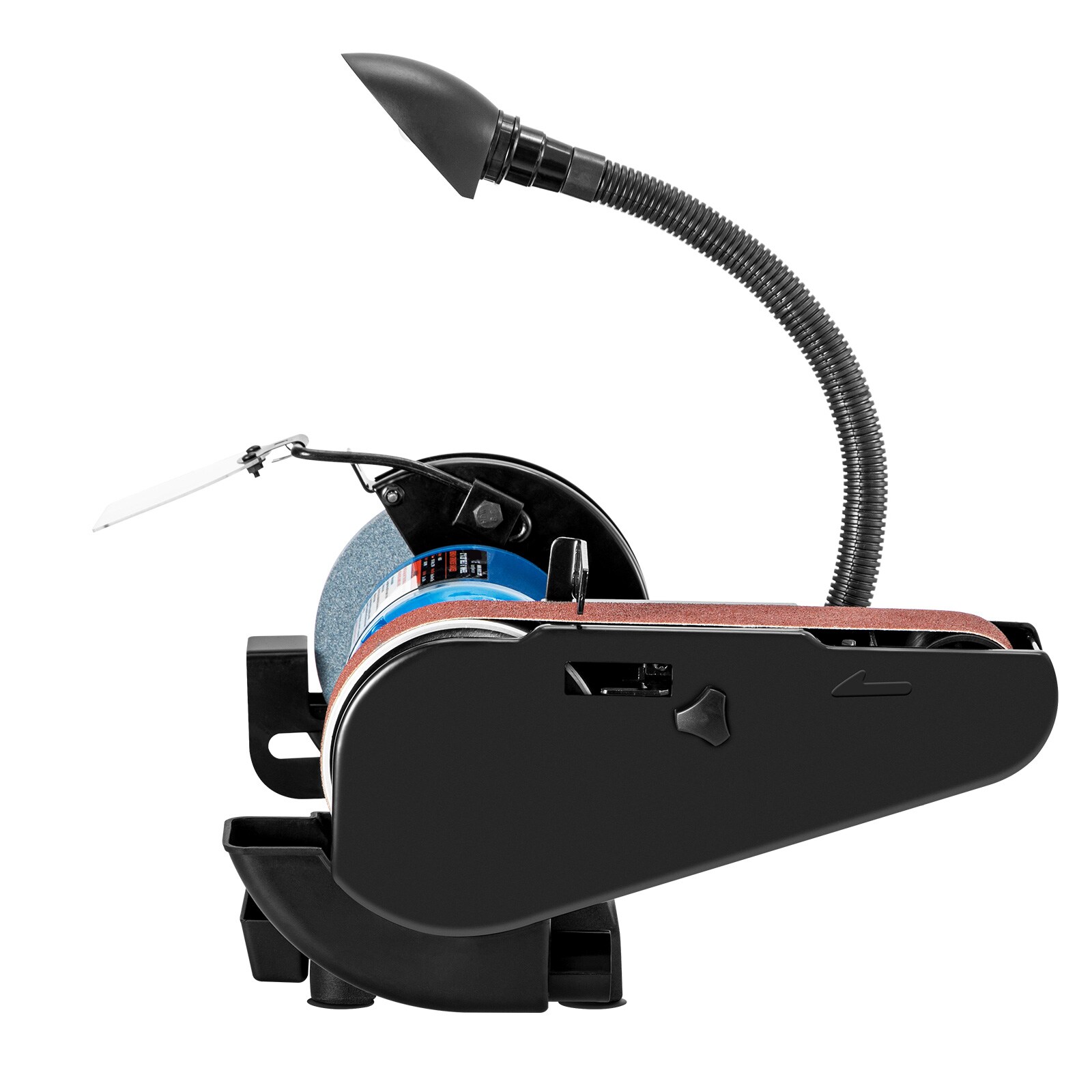 GIVIMO 2-in-1 Belt Disc Bench Sander for Knife Making 2-in x 28-in Belt 6-in Disc 250W 3450 RPM Table Grinder with 90 Degree Belt Holder LED Light Cooling Sink