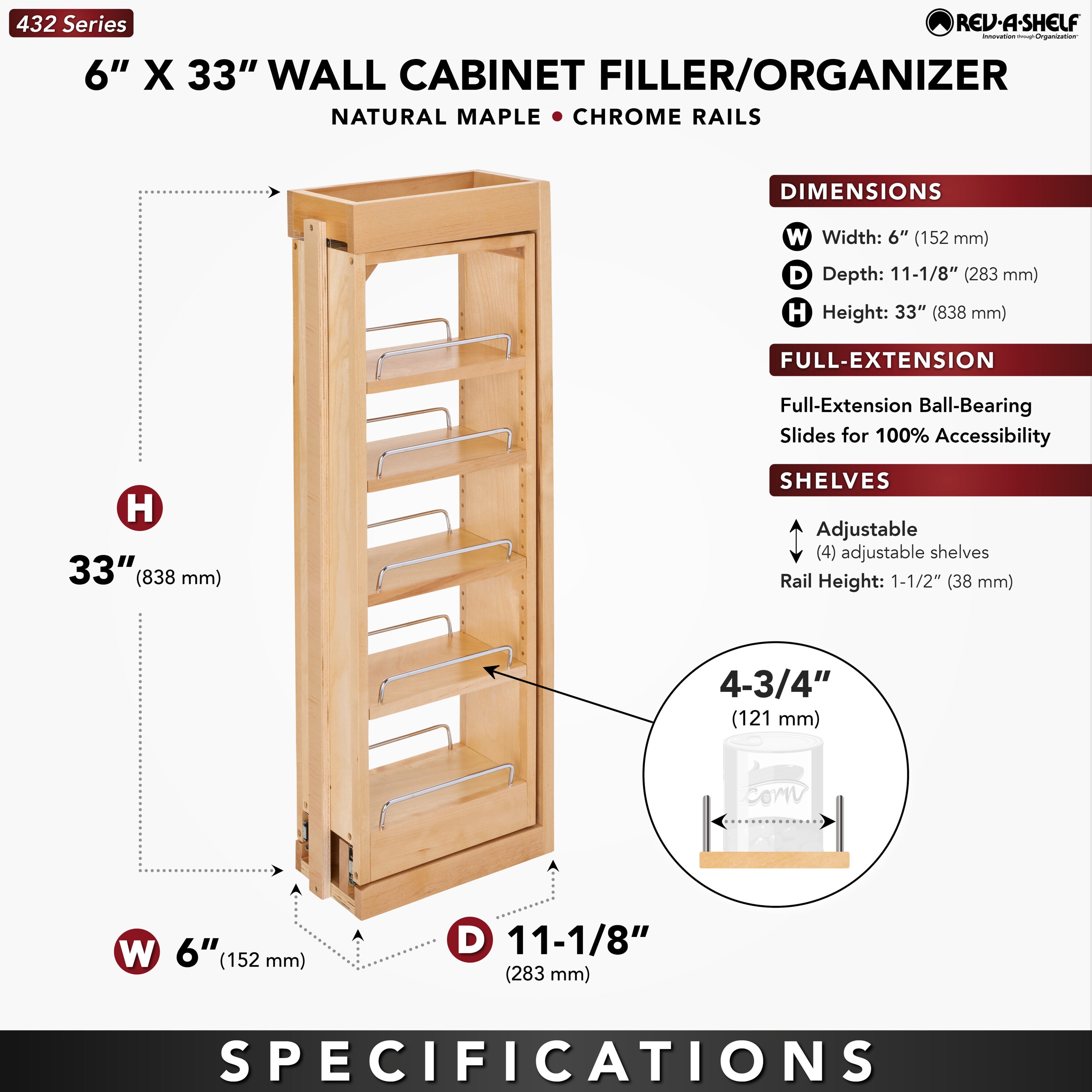 Rev-A-Shelf 299668 Pull-Out-Cabinet-Baskets - View #4