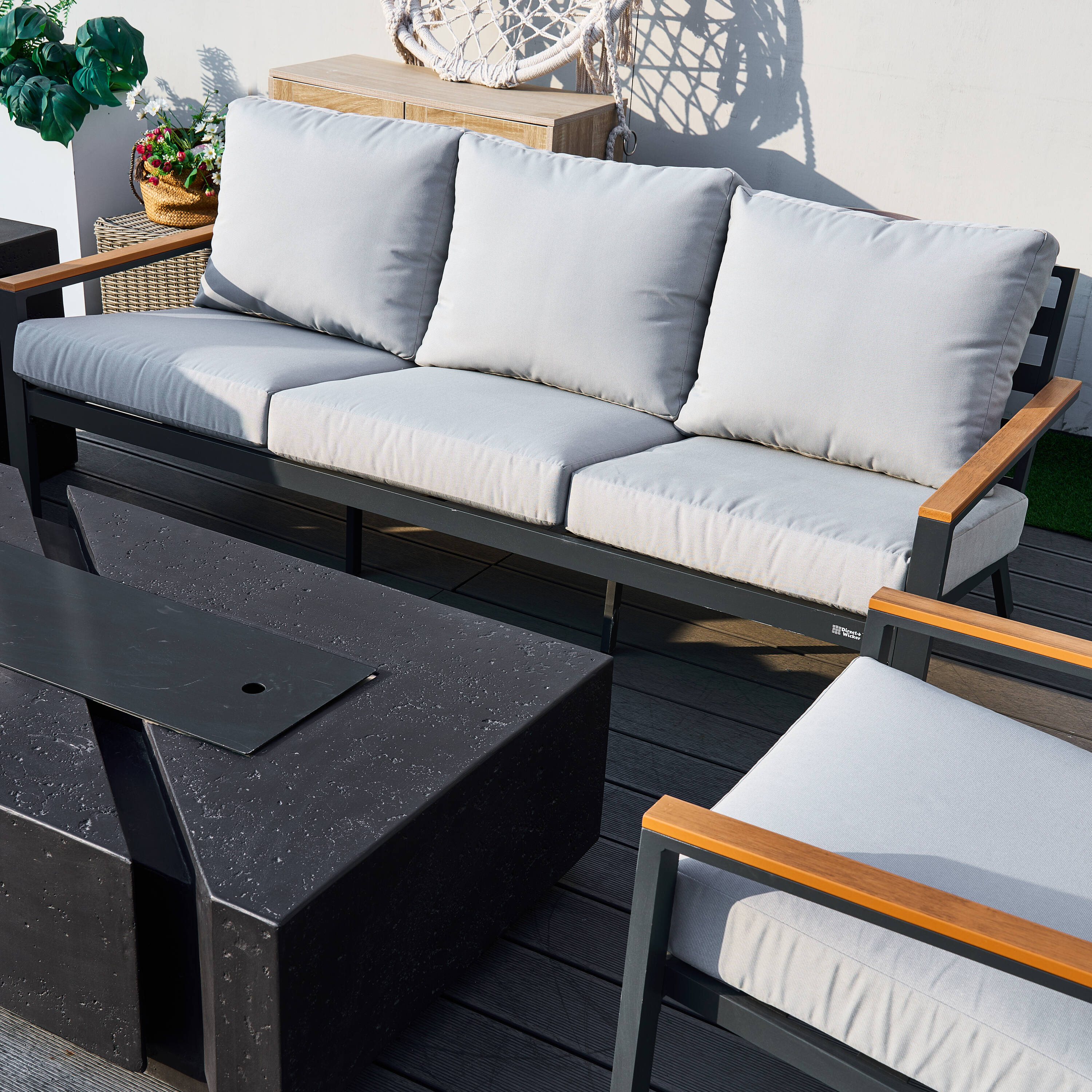 Direct Wicker DWS-2481TS2SC&913BK Patio-Conversation-Sets - View #6