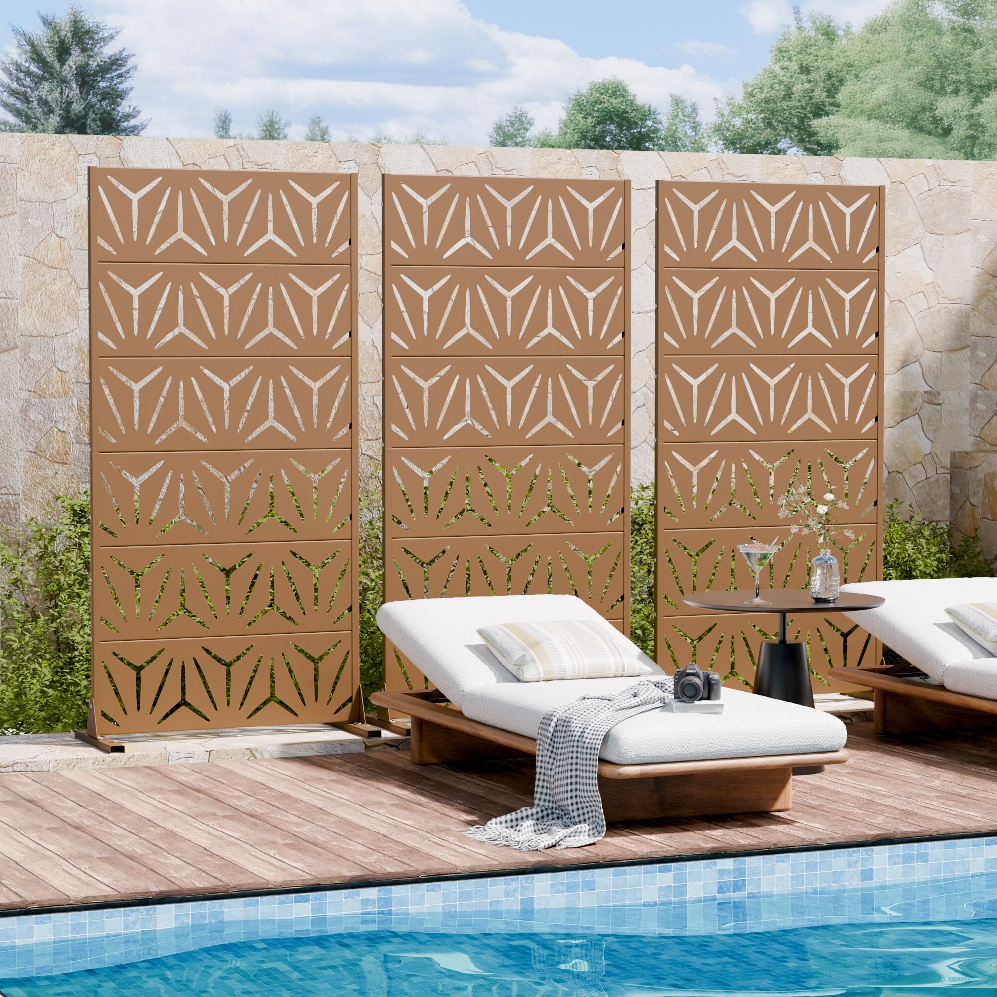 Wooakway L20609-604A16 Outdoor-Privacy-Screen - View #3