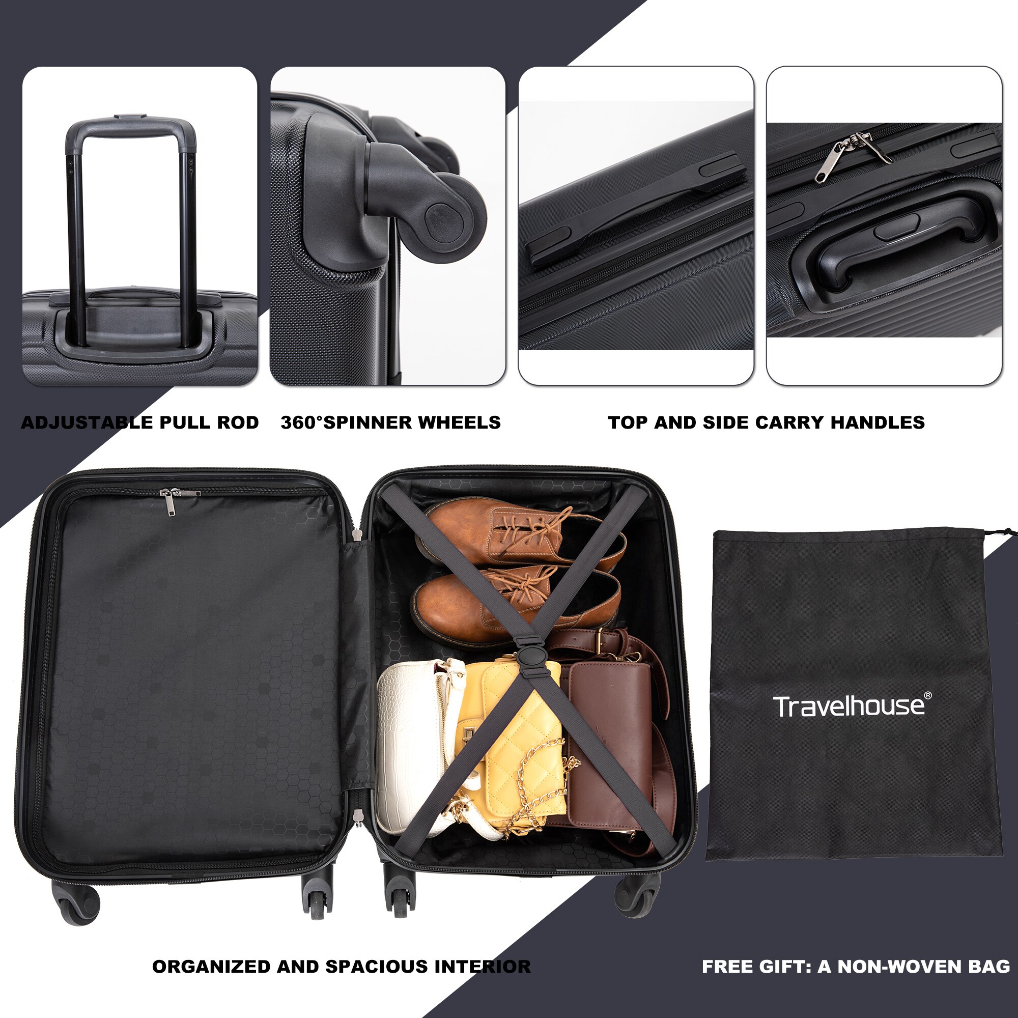 LOVMOR SF-H-W284113069 Luggage-And-Luggage-Sets - View #3