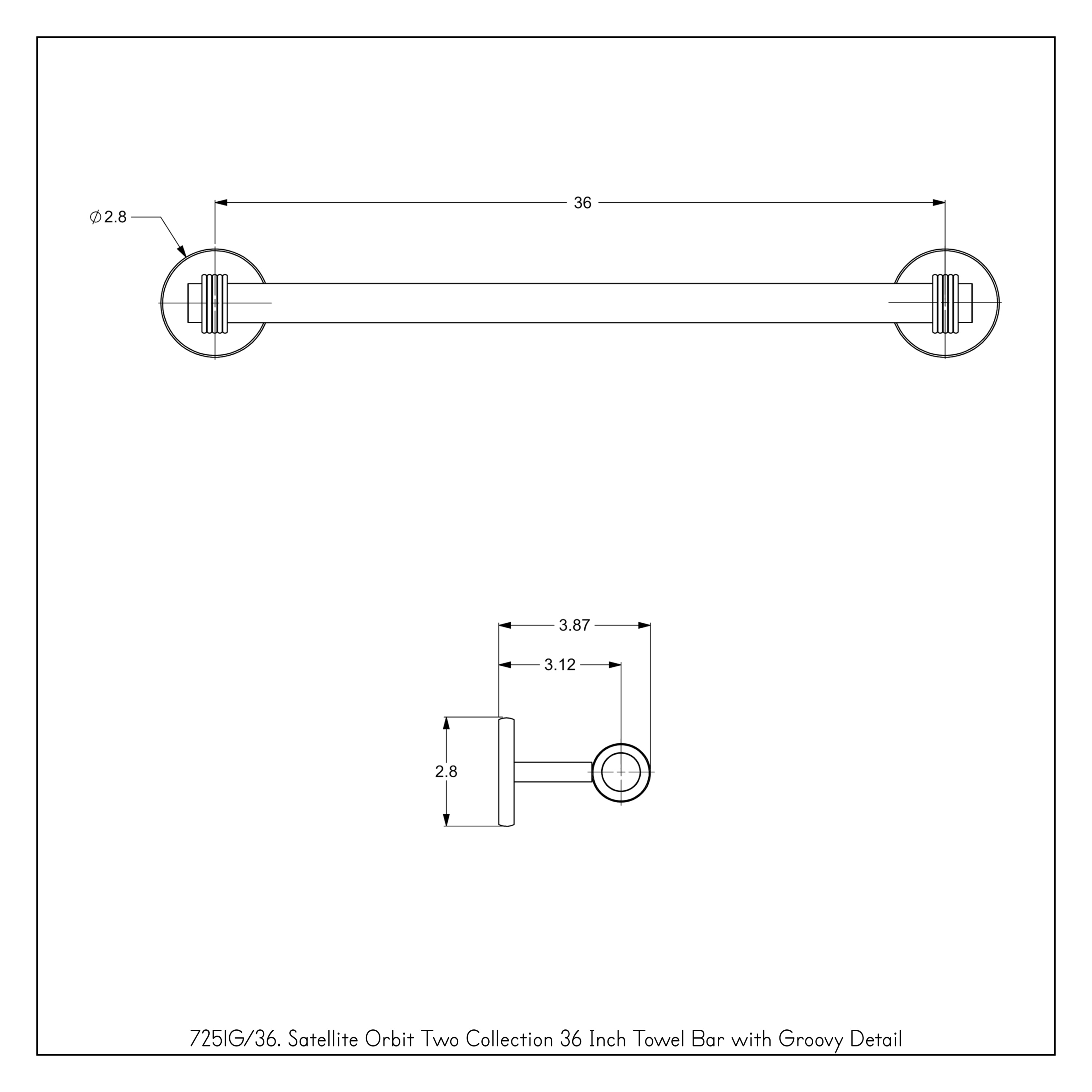 Allied Brass 7251G/36-SCH d060350 - View #3