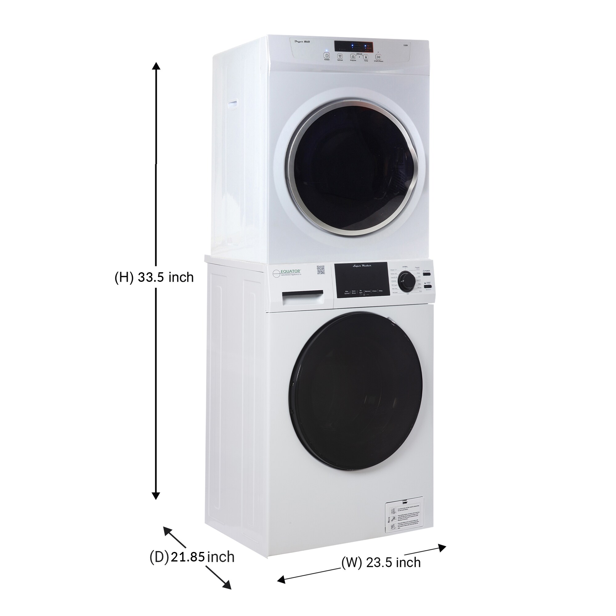 Equator Advanced Appliances EW 826 + ED 860 Combo-Washer-And-Dryer - View #17