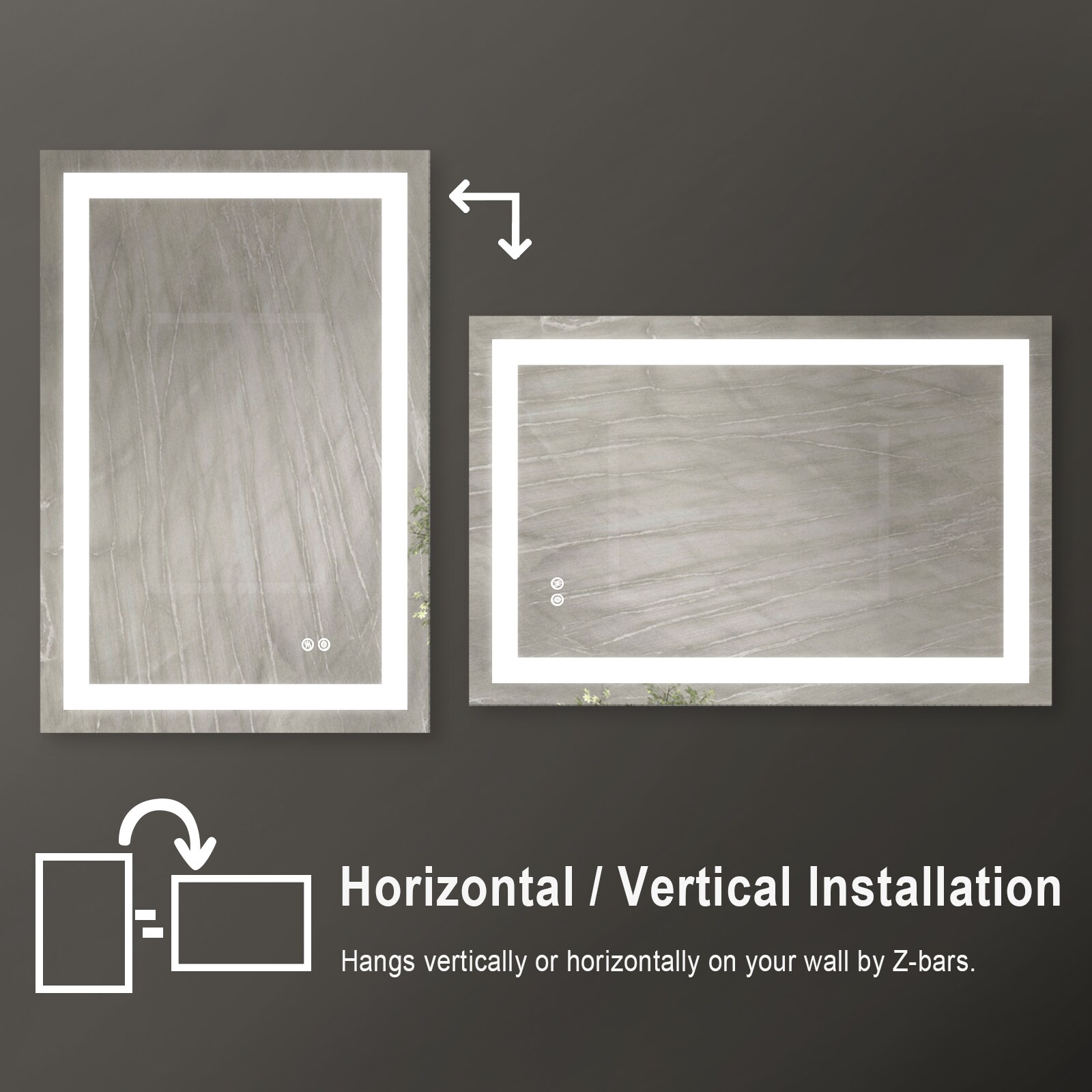 CALVON M1ABMR2436 Framed-Bath-Mirrors - View #8