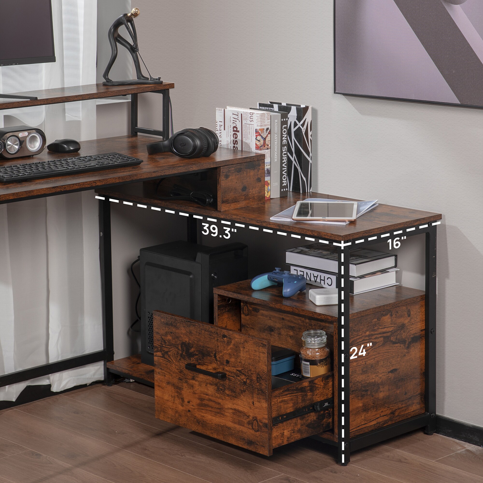 Clihome MA-WF-HT-14004W desks - View #3