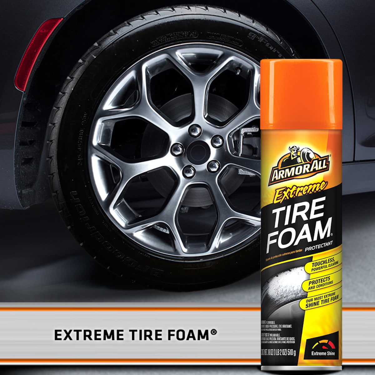 Tire Shine Protectant Foam