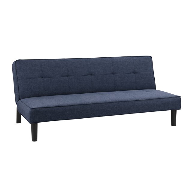 CorLiving Yorkton Aegean Blue Contemporary/Modern Polyester Twin Futon in the & Sofa Beds department at Lowes.com