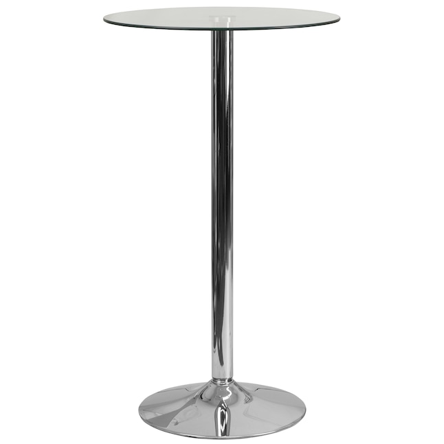 Dining Tables Department At, Round Glass Pub Table And Chairs