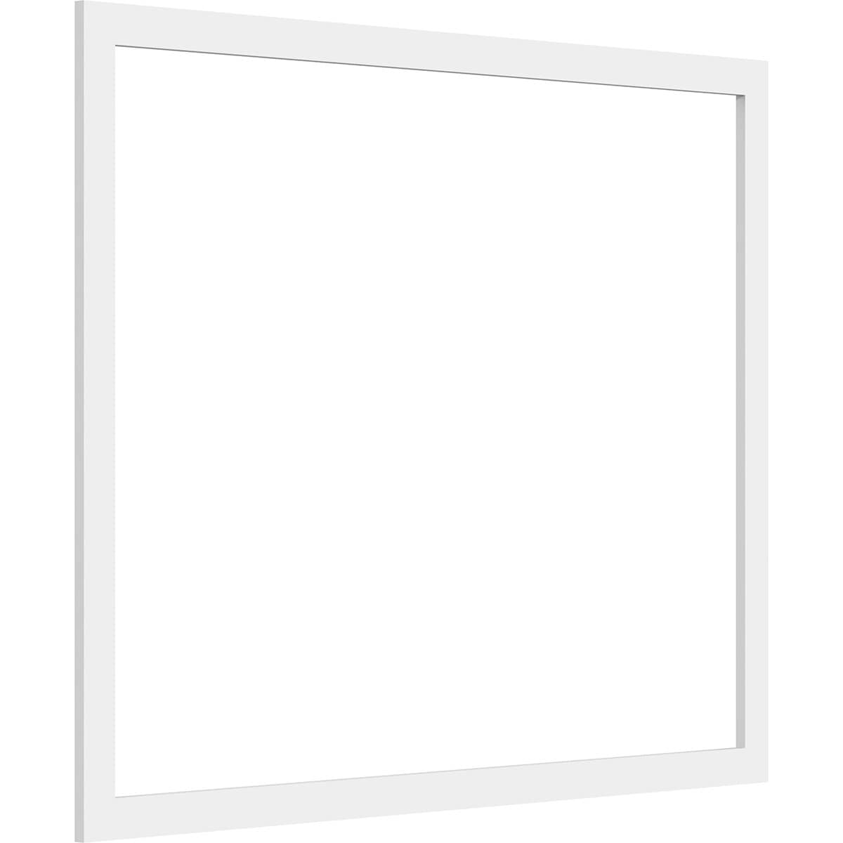 Ekena Millwork WALP38X30X037PRE 38-in x 30-in Smooth Paintable/Stainable White PVC Fretwork Wall Panel (