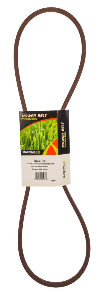 MaxPower 336126B 1/2-in x 52-in Drive Belt, Riding Mower/Tractors, Replaces OEM Part Number Replaces Oem 132801 and 532132801