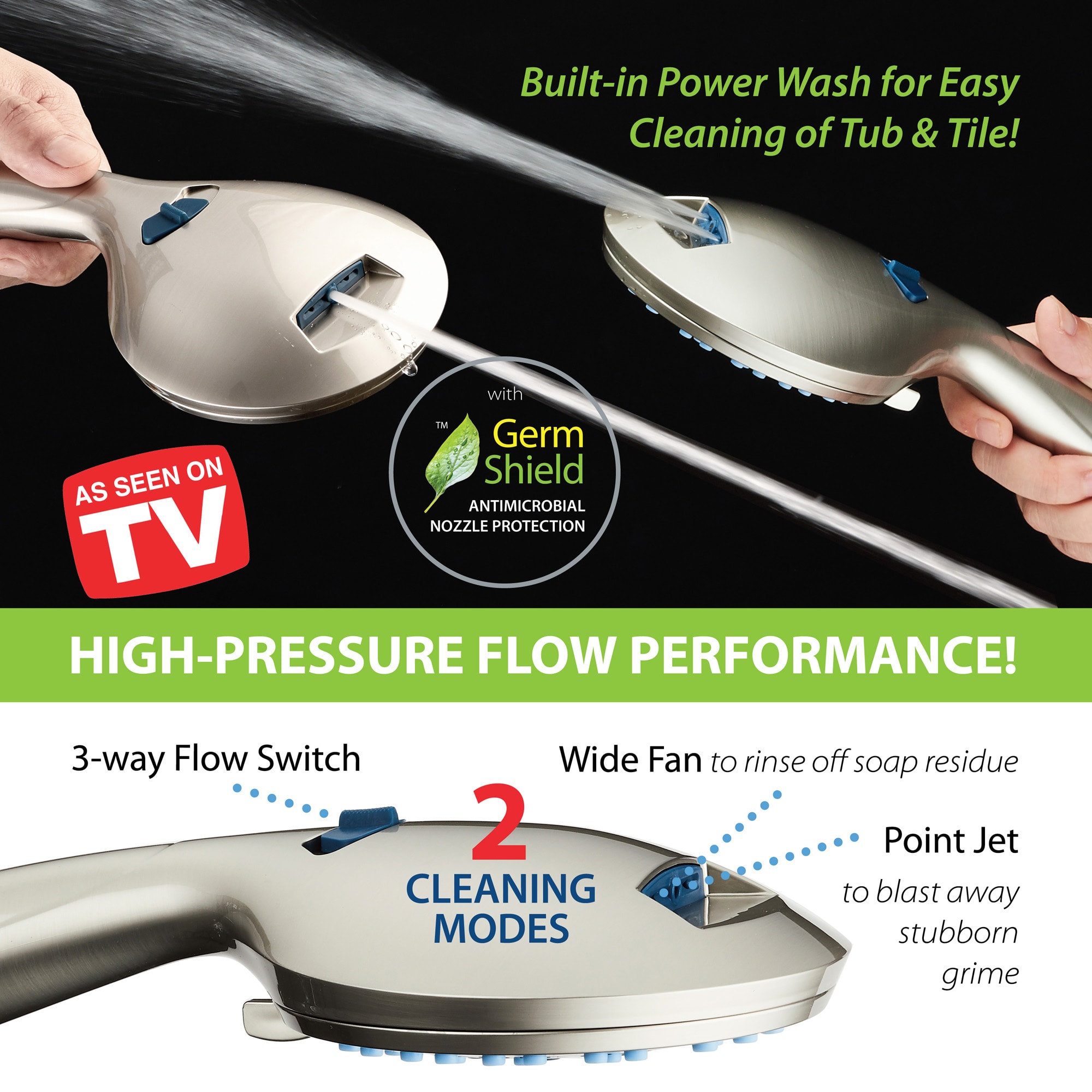 AquaCare 1749SNF Fixed-Showerhead - View #5