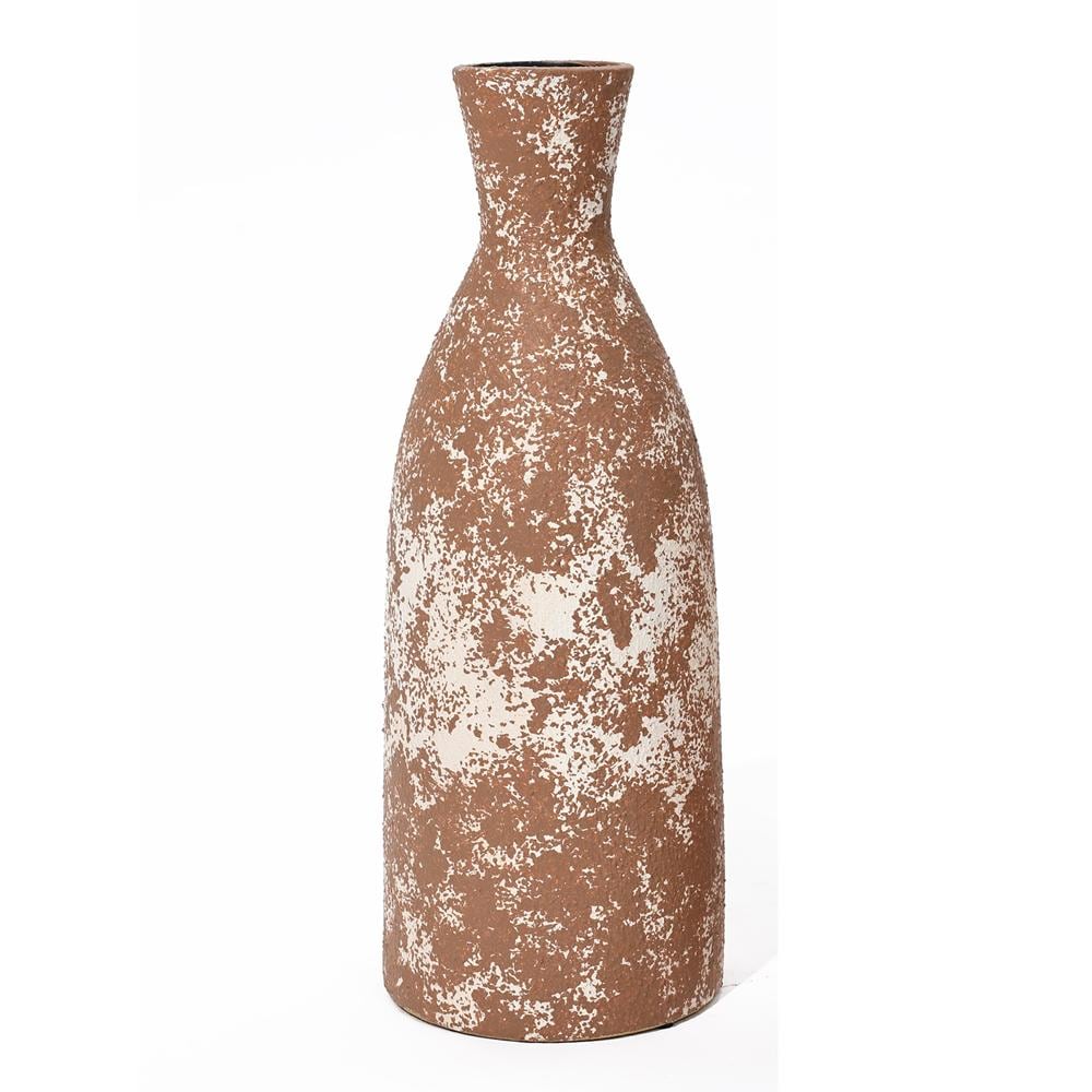 LuxenHome WHD2002-L Multiple colors/finishes Stone Modern Vase